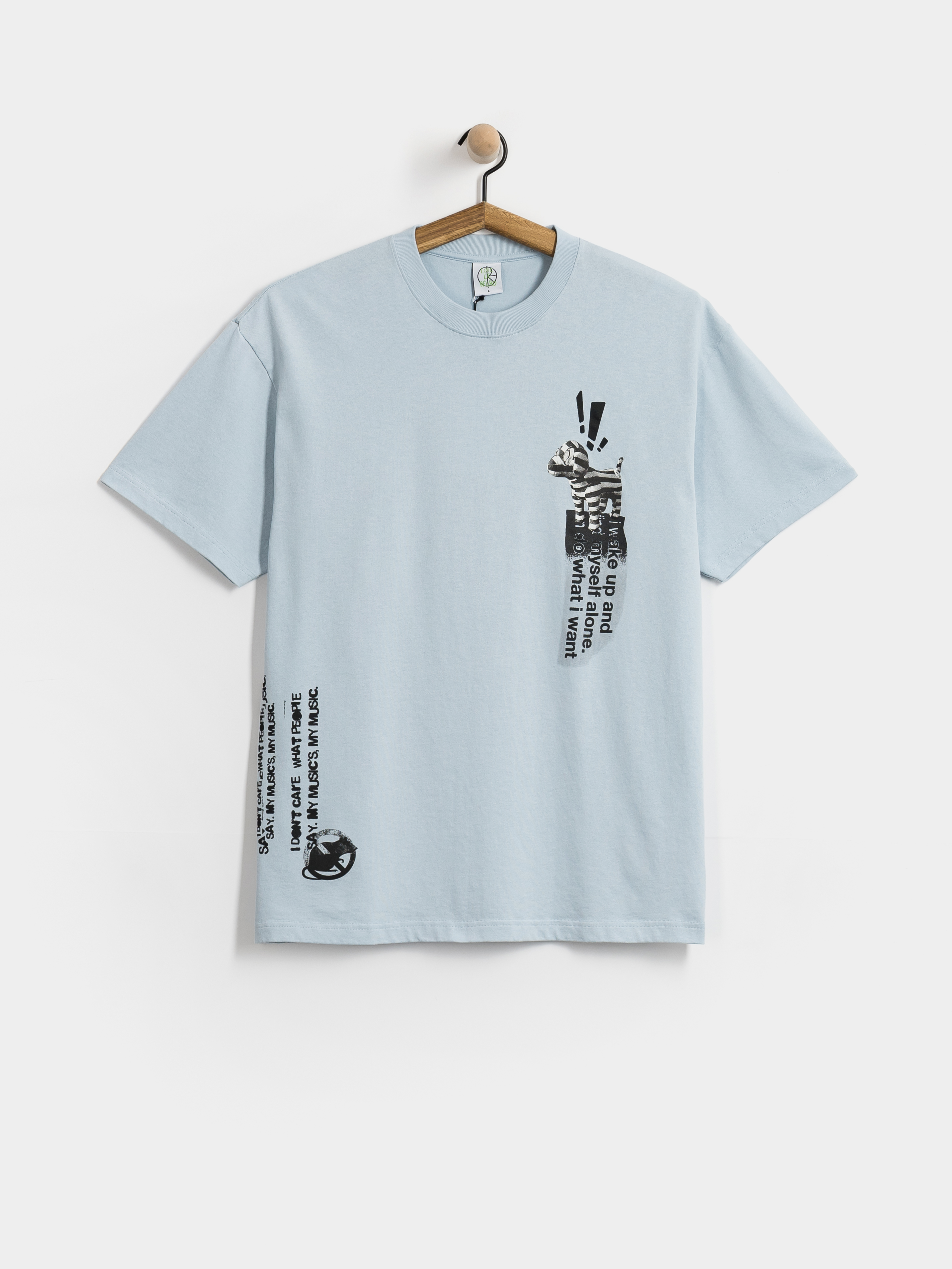 Tričko Polar Skate My Music (light blue)
