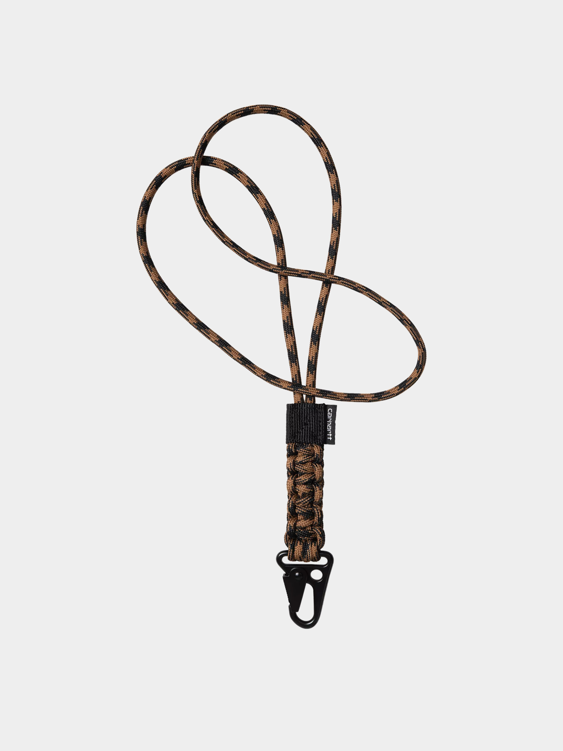 Ku013eu00fau010denka Carhartt WIP Rope Keychain (hamilton brown/black)