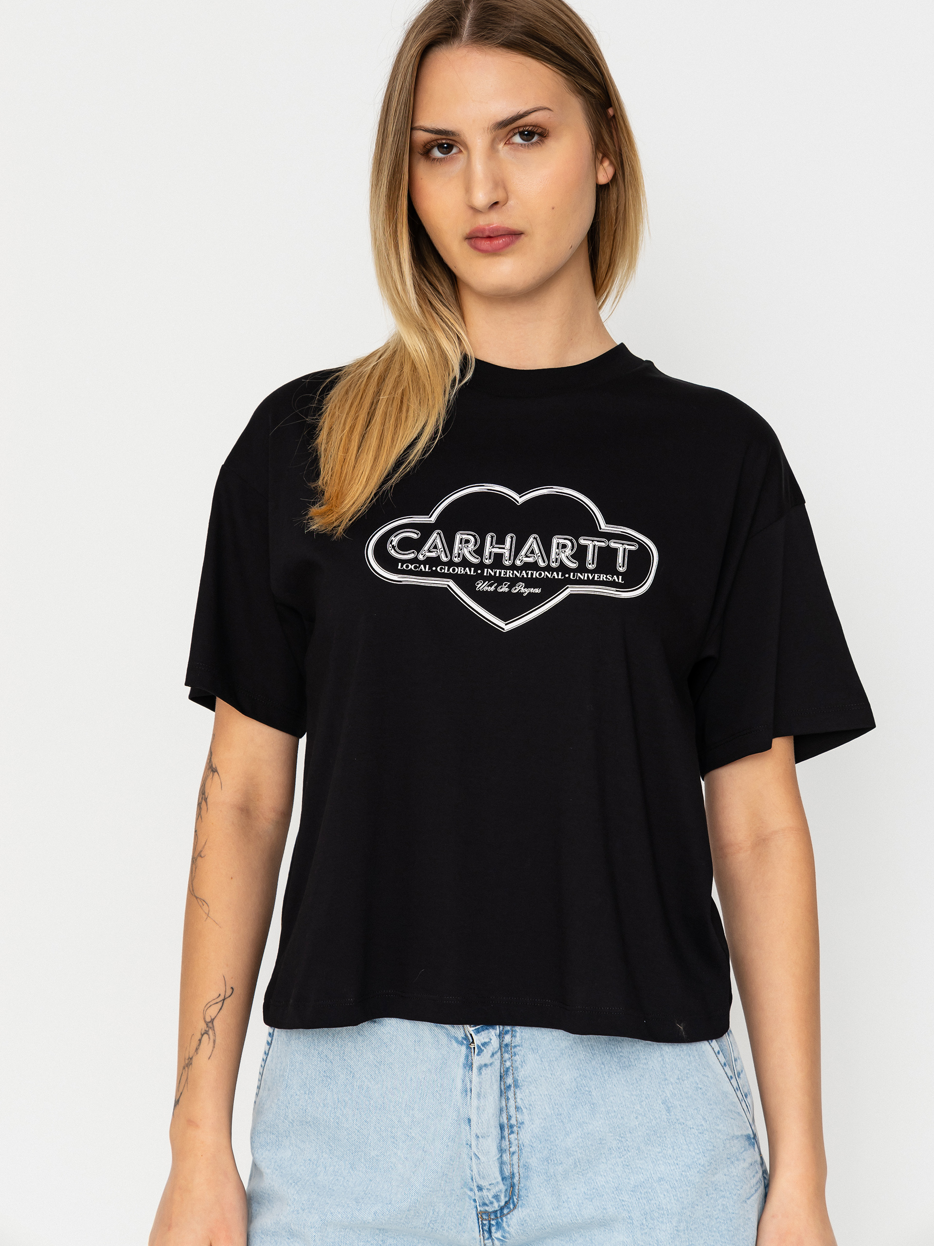 Triu010dko Carhartt WIP Cloud Heart Wmn (black)