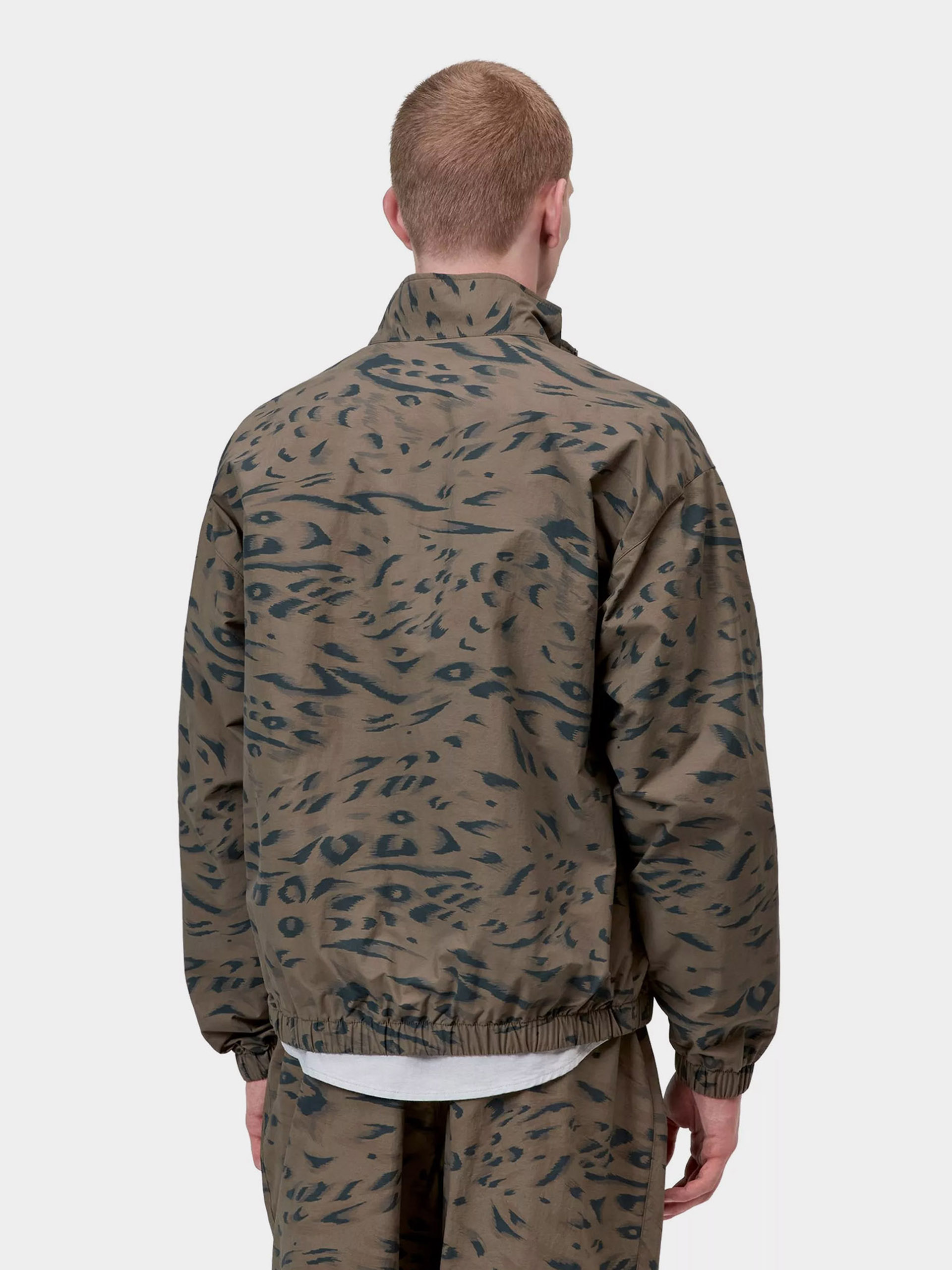 Bunda Carhartt WIP Travon (duck feather print cypress/black)