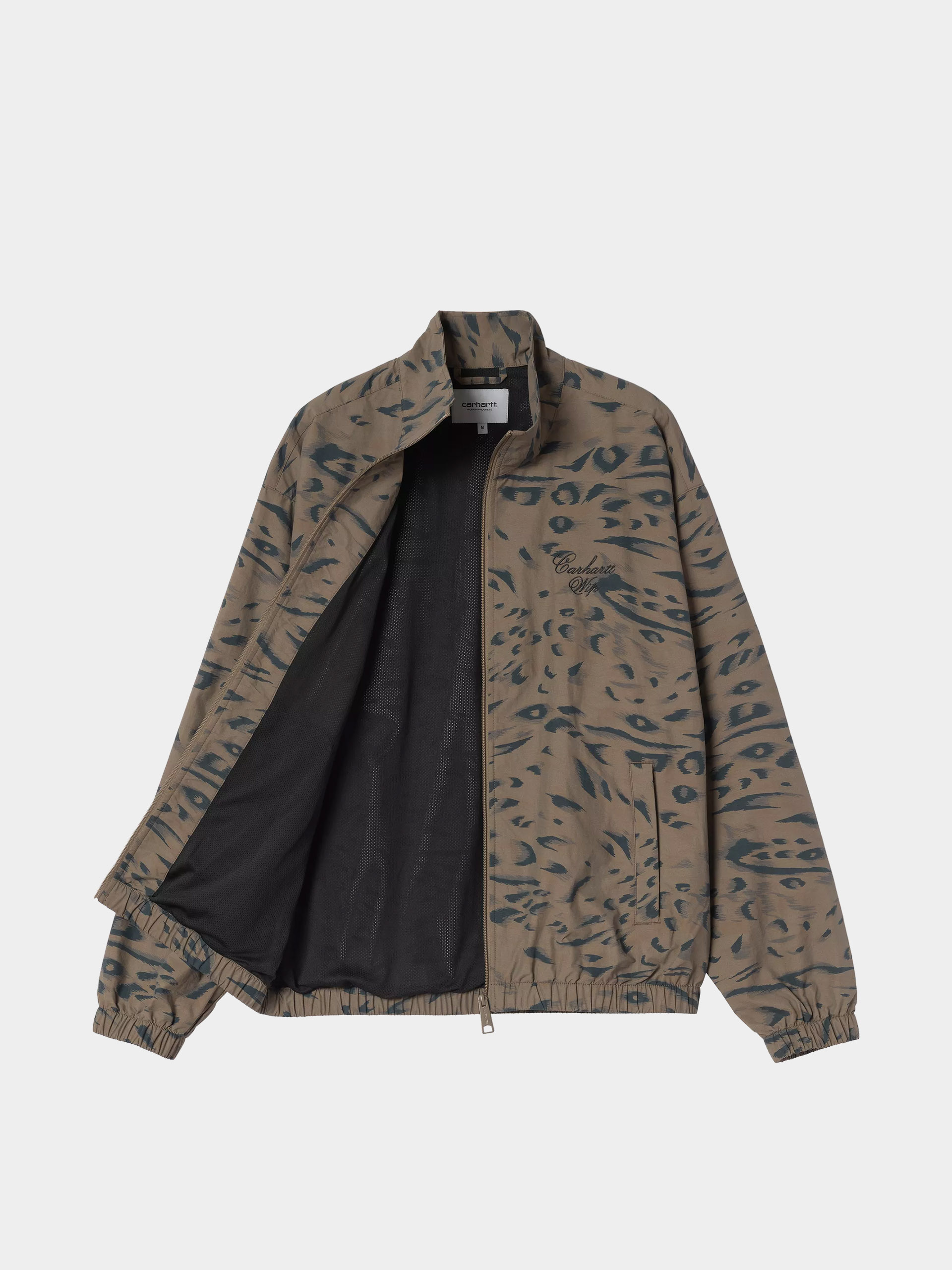 Bunda Carhartt WIP Travon (duck feather print cypress/black)