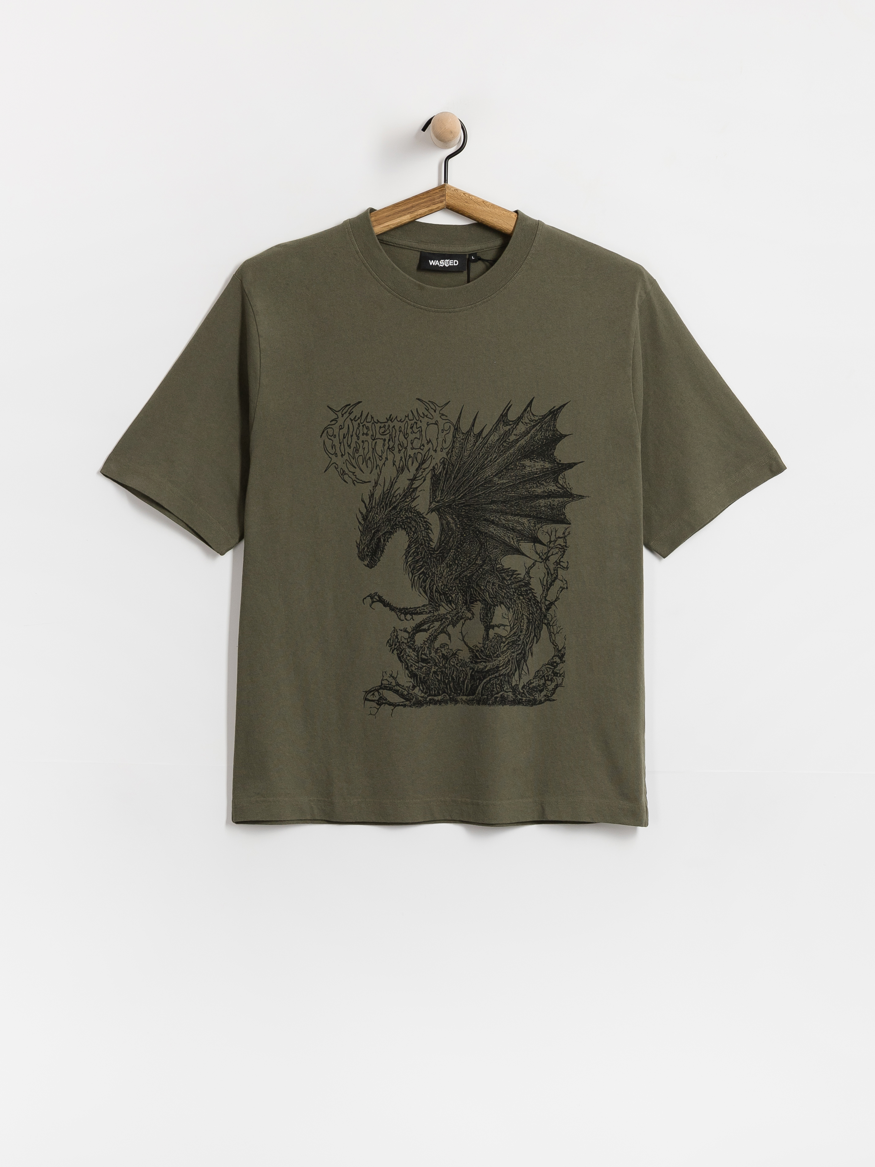 Tričko Wasted Paris Balaur (olive khaki)