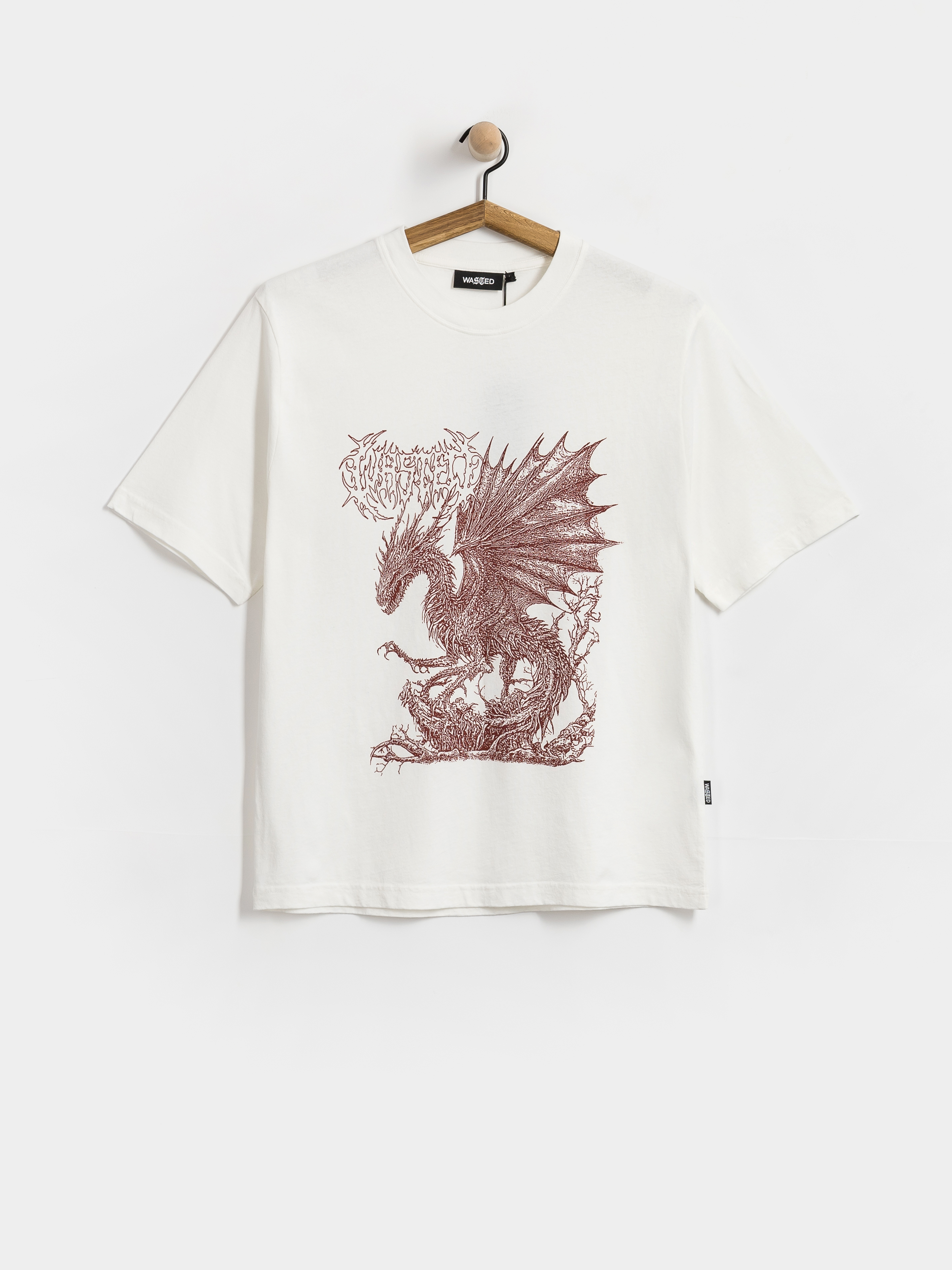 Tričko Wasted Paris Balaur (natural white)