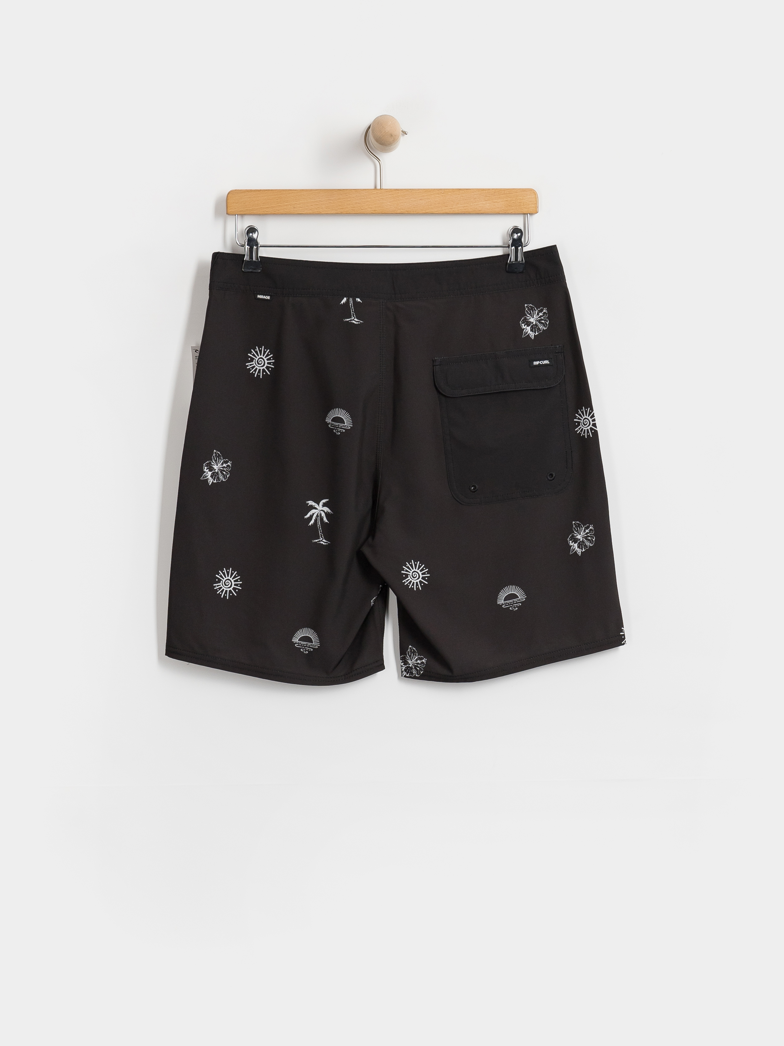 Plážové kraťasy Rip Curl Mirage Sessions (washed black)