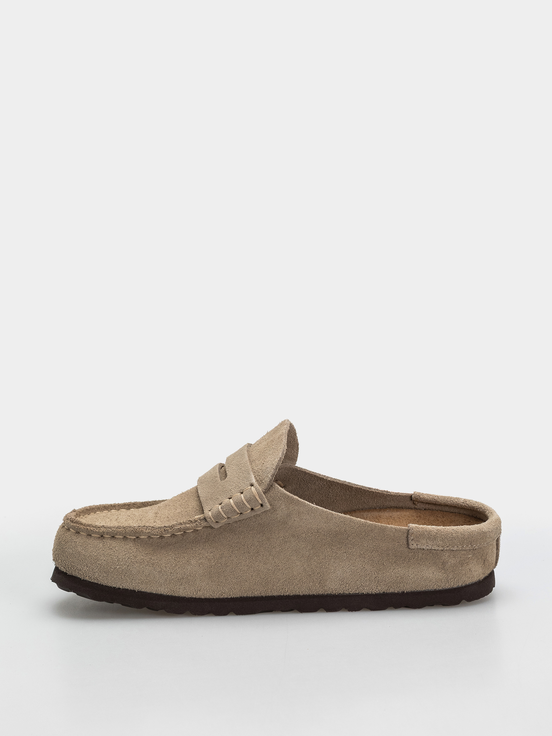 Šľapky Birkenstock Naples Wrapped Suede Leather Narrow (taupe)