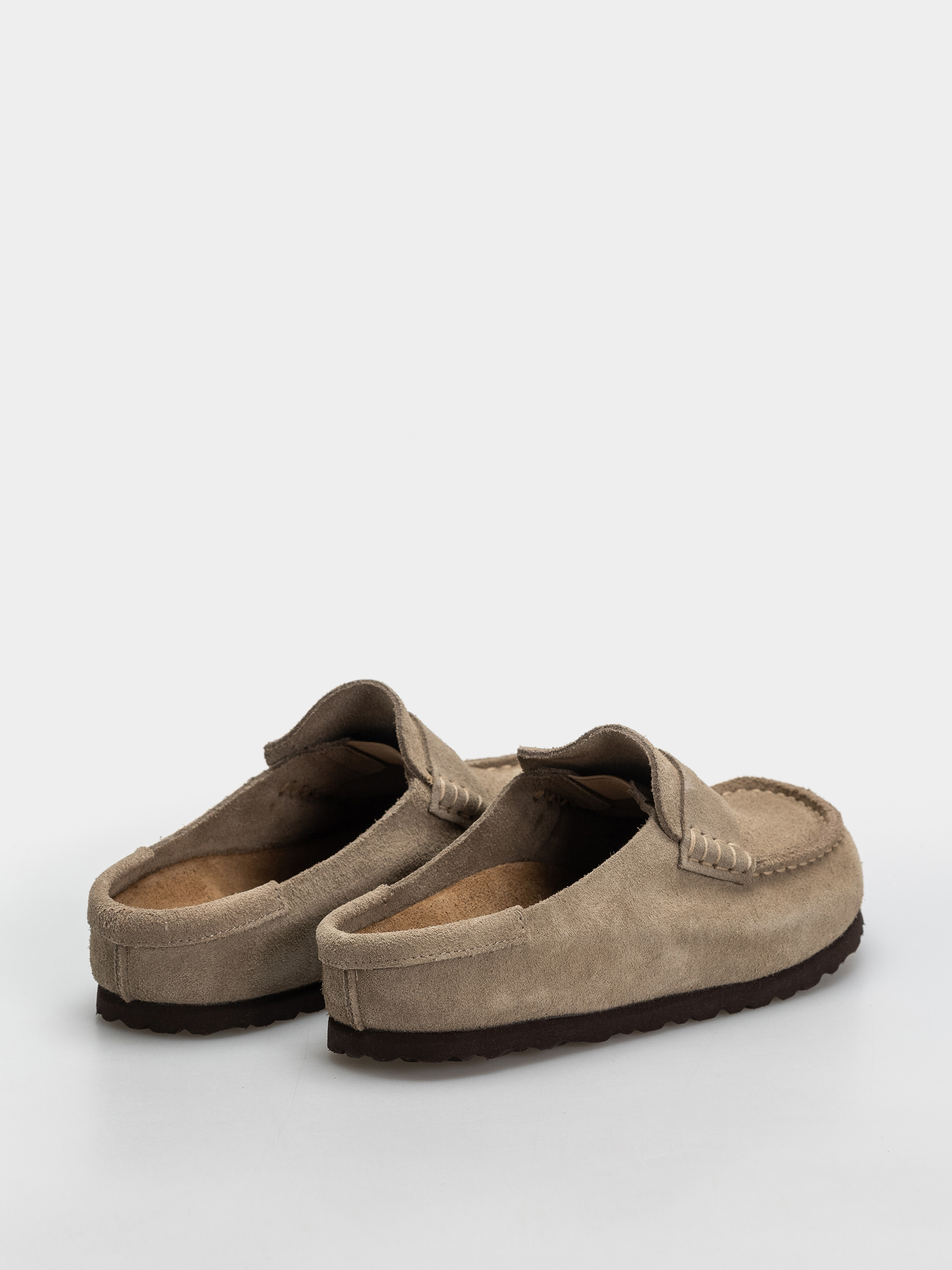 Šľapky Birkenstock Naples Wrapped Suede Leather Narrow (taupe)