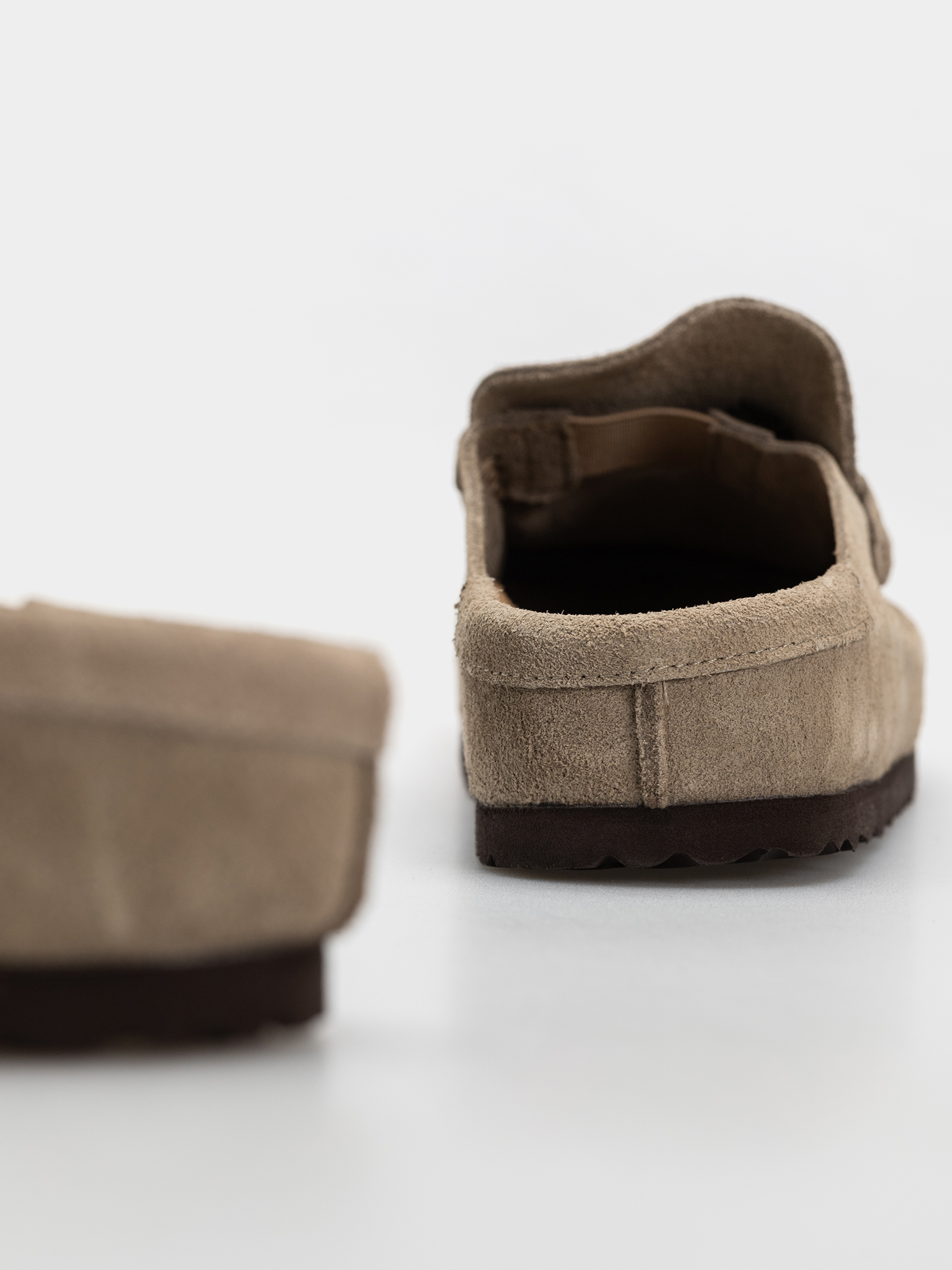 Šľapky Birkenstock Naples Wrapped Suede Leather Narrow (taupe)