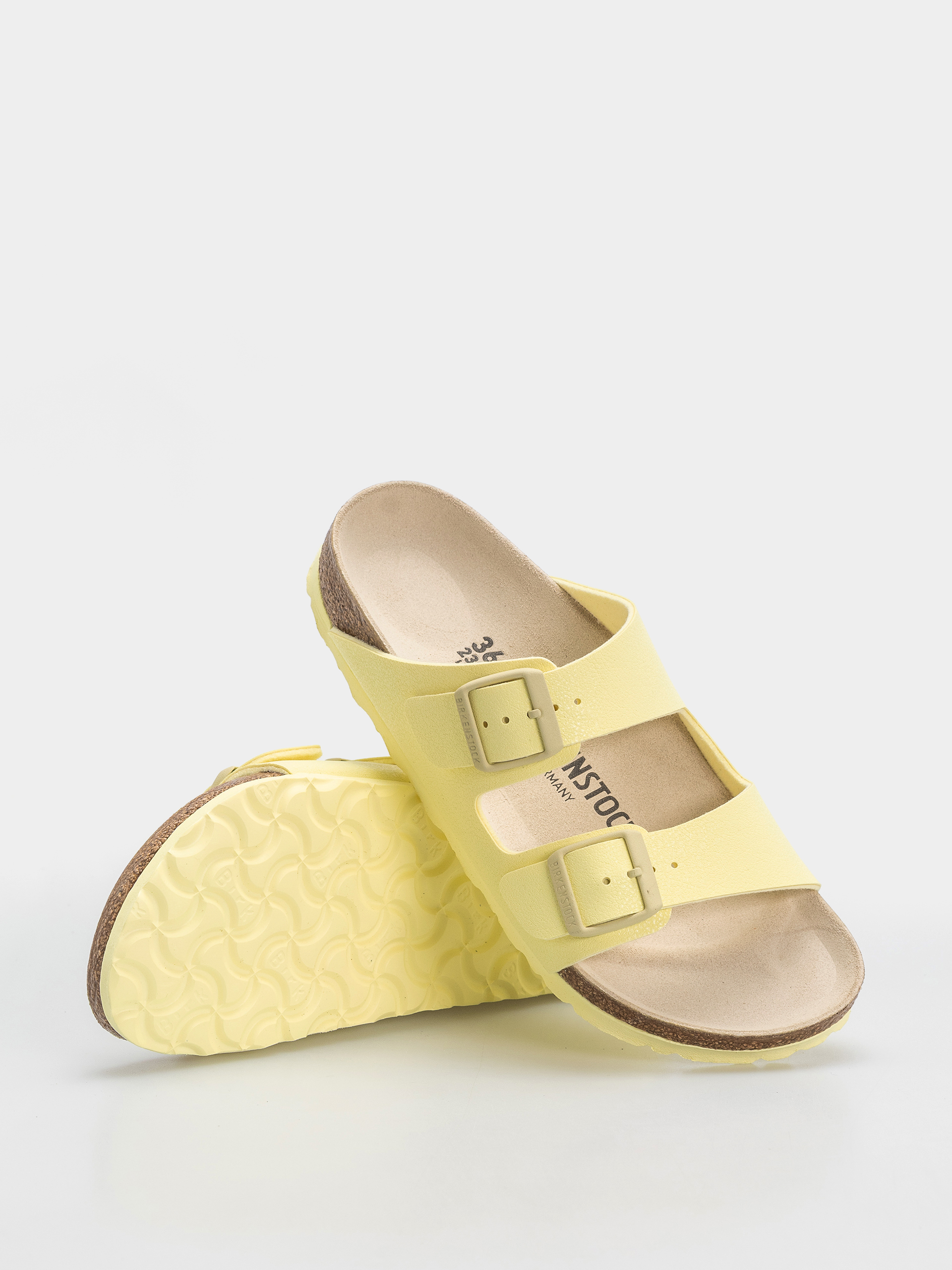 Šľapky Birkenstock Arizona Birko Flor Nubuk Narrow (popcorn)