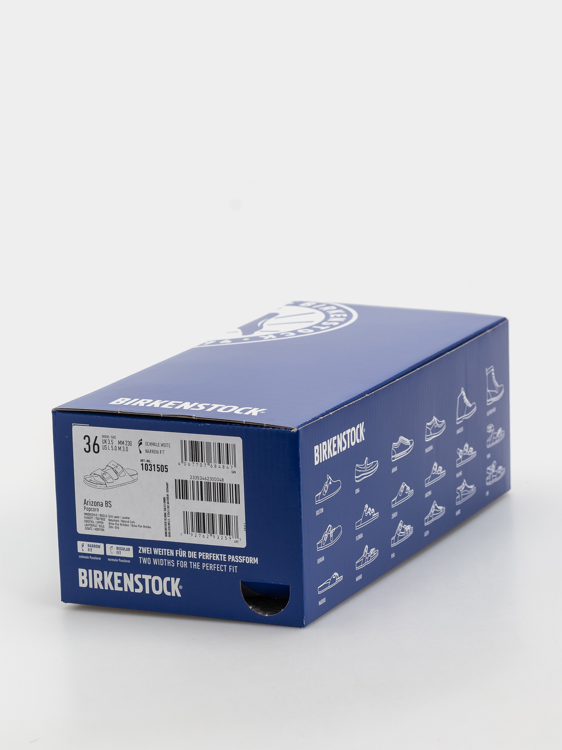 Šľapky Birkenstock Arizona Birko Flor Nubuk Narrow (popcorn)