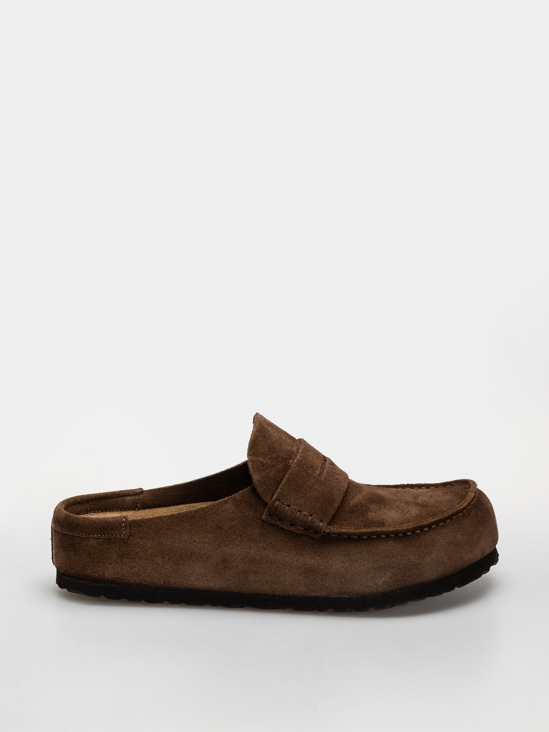 Šľapky Birkenstock Naples Wrapped Suede Leather Regular