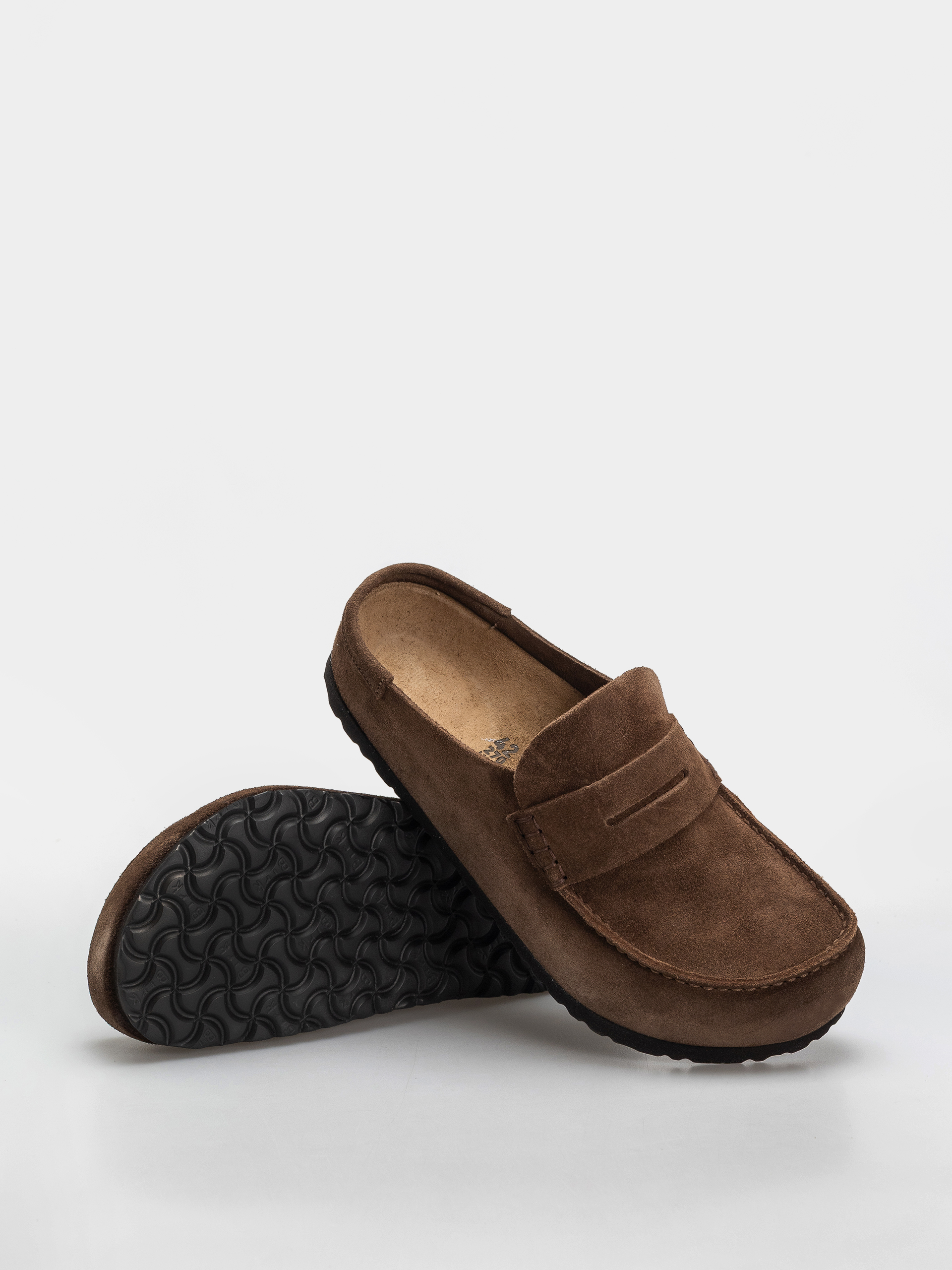 Šľapky Birkenstock Naples Wrapped Suede Leather Regular (carafe)