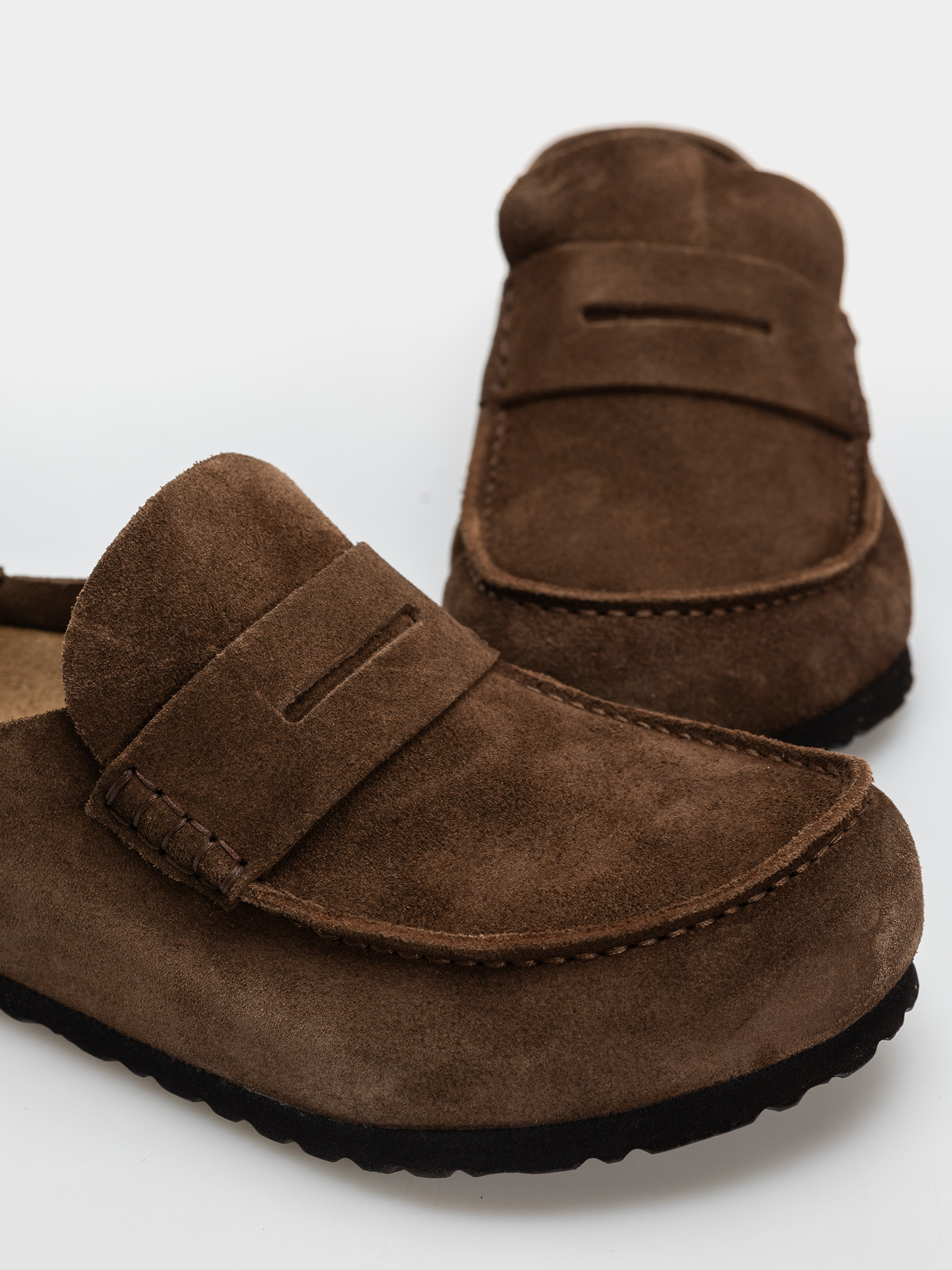 Šľapky Birkenstock Naples Wrapped Suede Leather Regular (carafe)