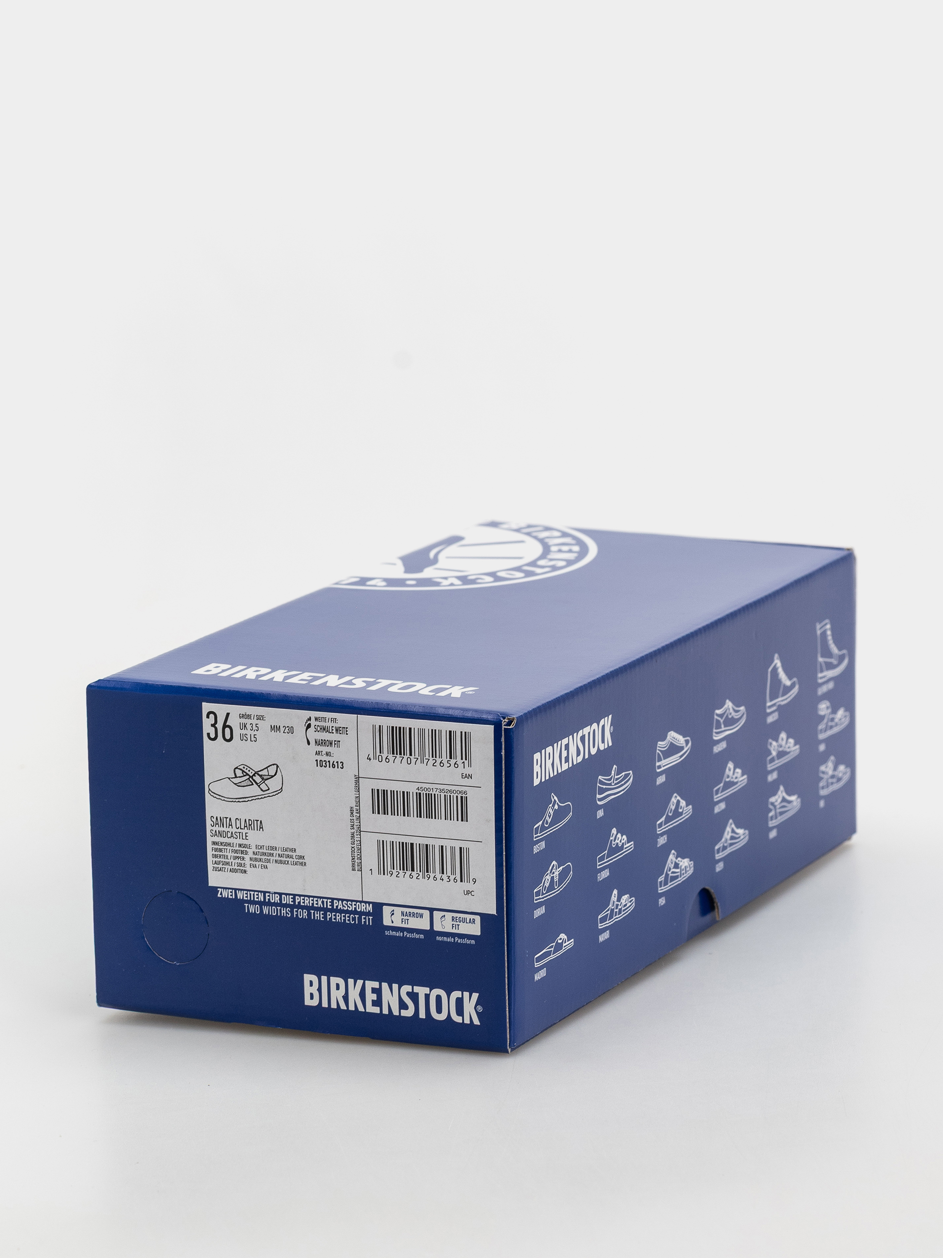 Šľapky Birkenstock Santa Clarita Nubuck Leather Narrow Wmn (sandcastle)