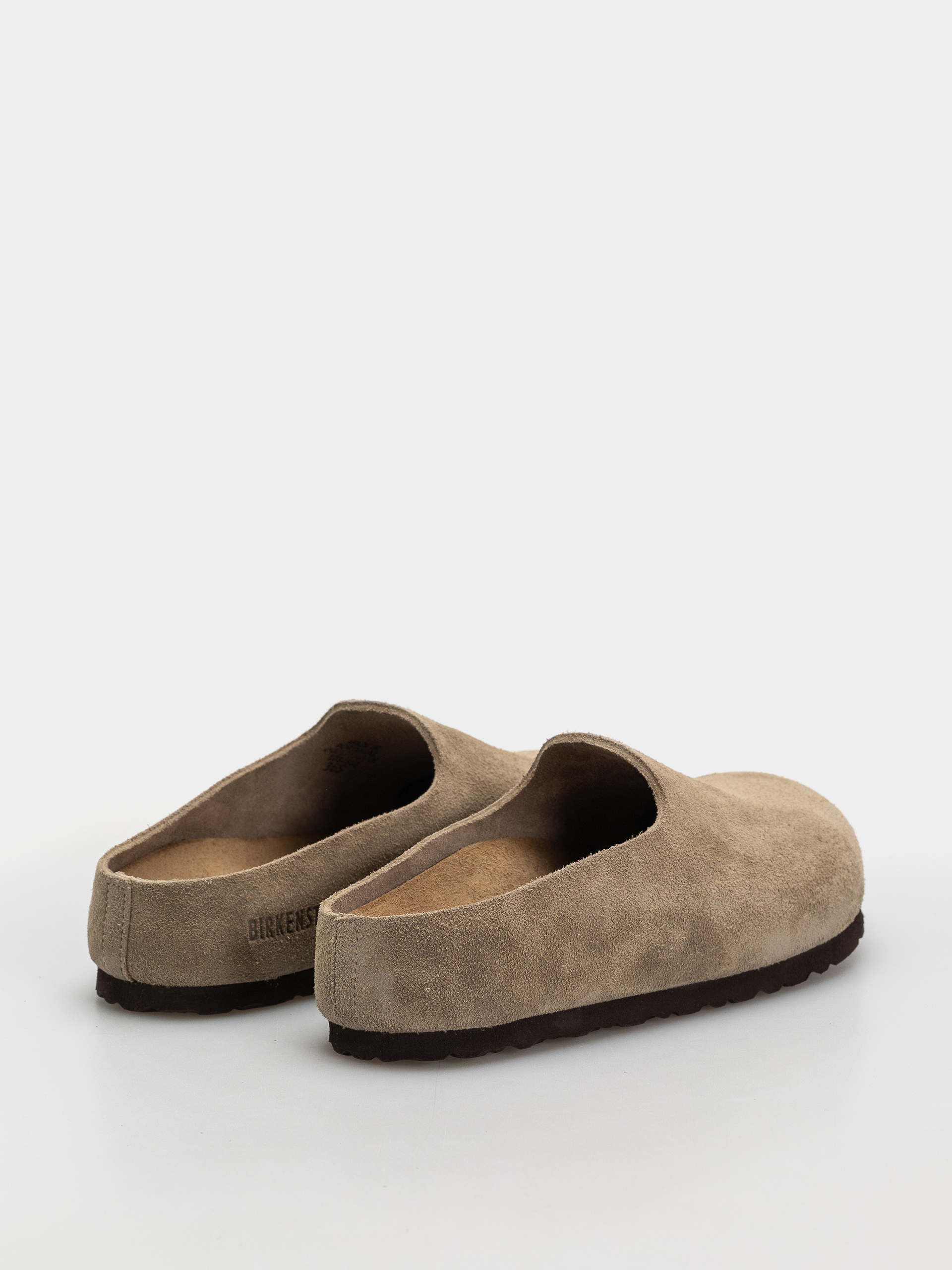 Šľapky Birkenstock Amsterdam Wrapped Suede Leather Narrow (taupe)
