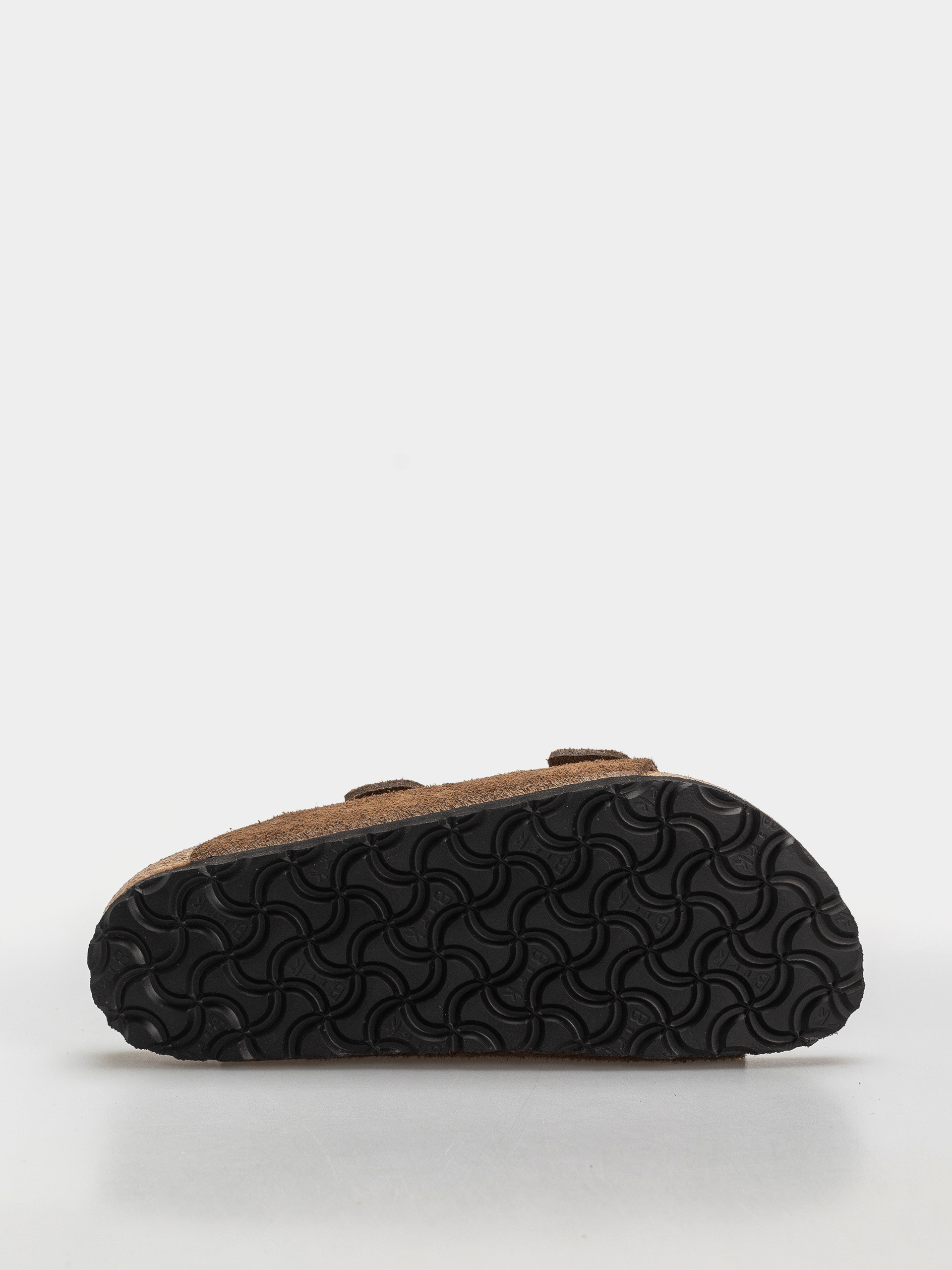 Šľapky Birkenstock Arizona Suede Leather Narrow (dark tea)