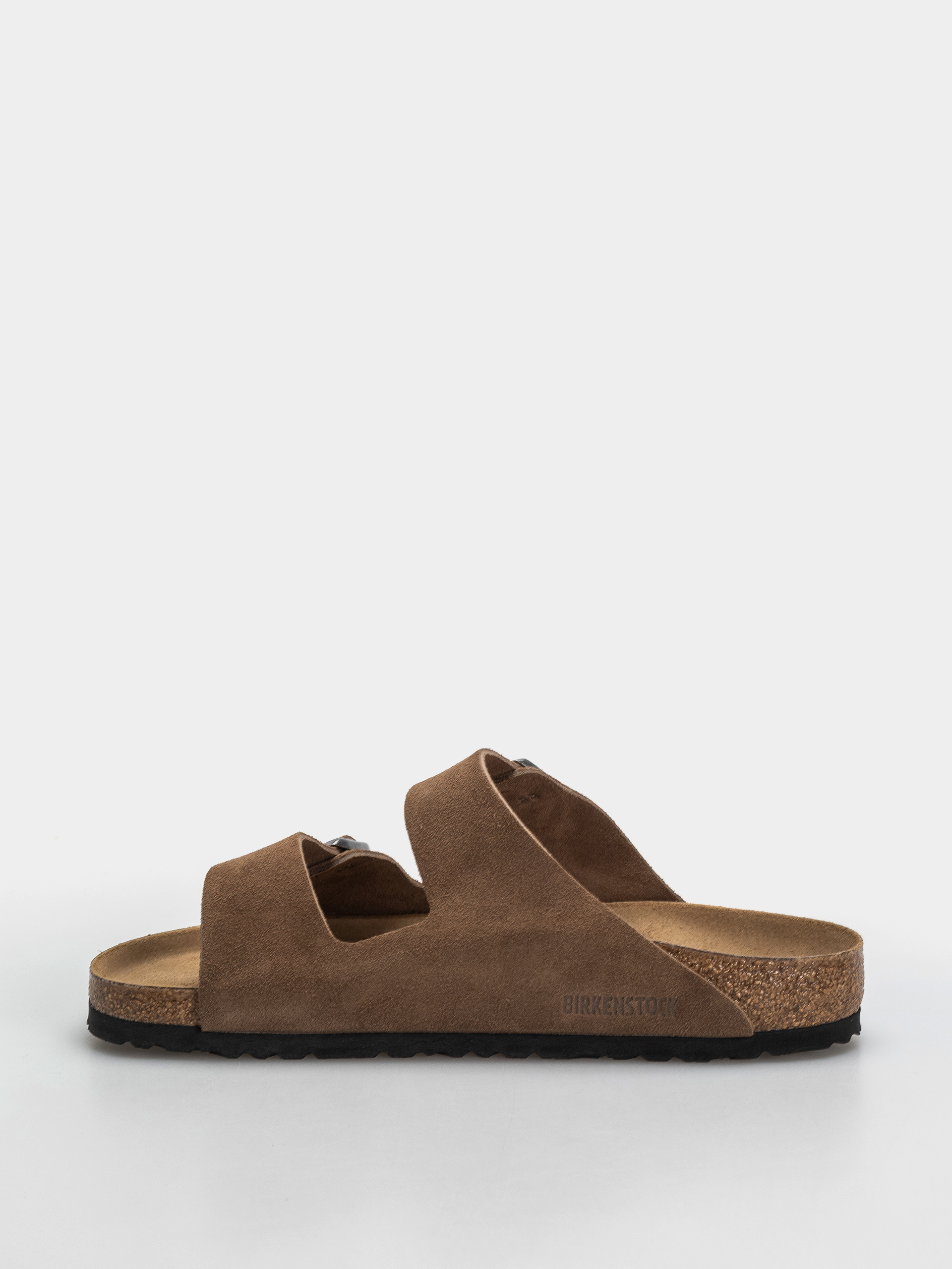 Šľapky Birkenstock Arizona Suede Leather Regular (dark tea)