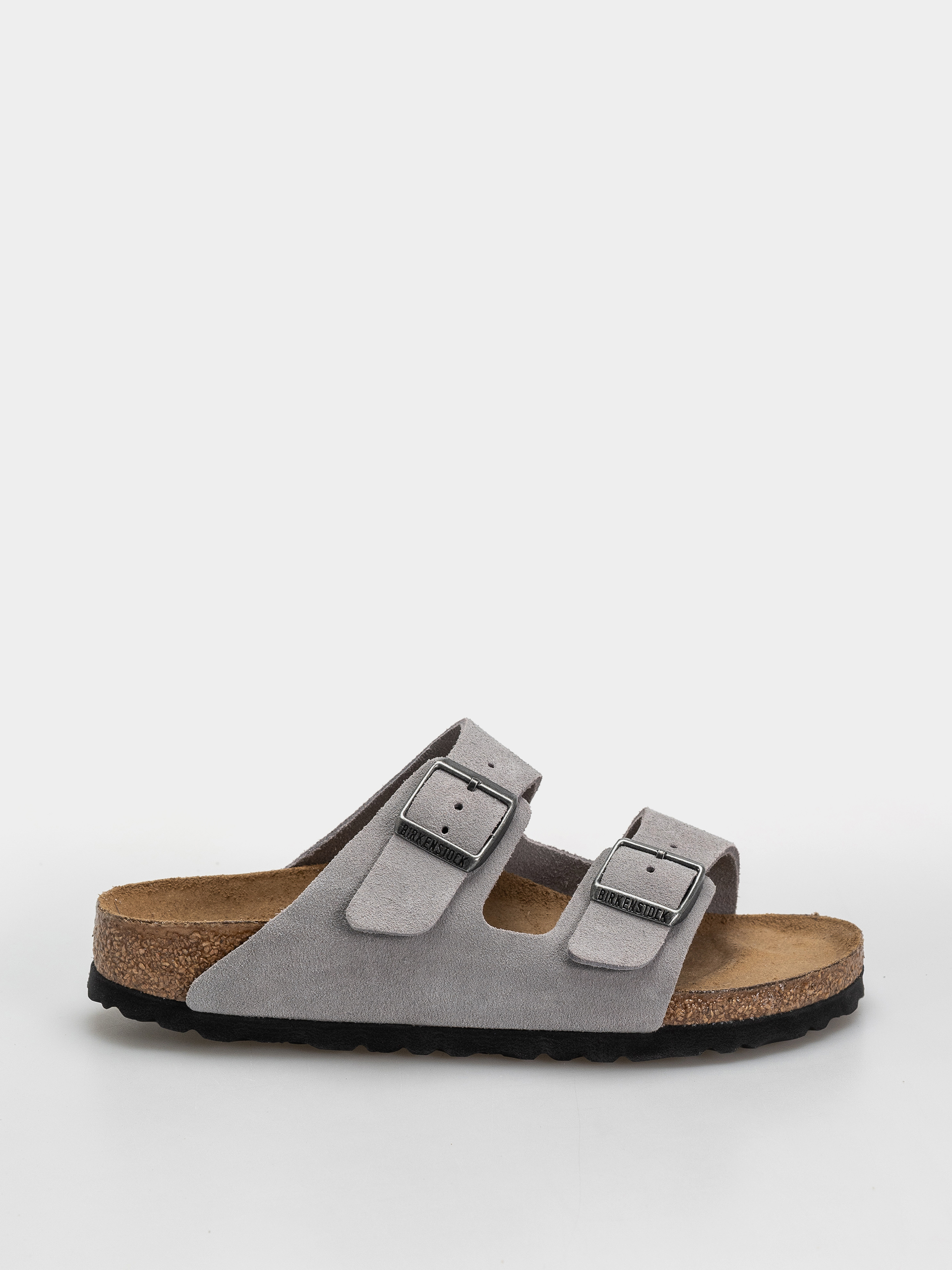u0160u013eapky Birkenstock Arizona Suede Leather Narrow (lavender sky)