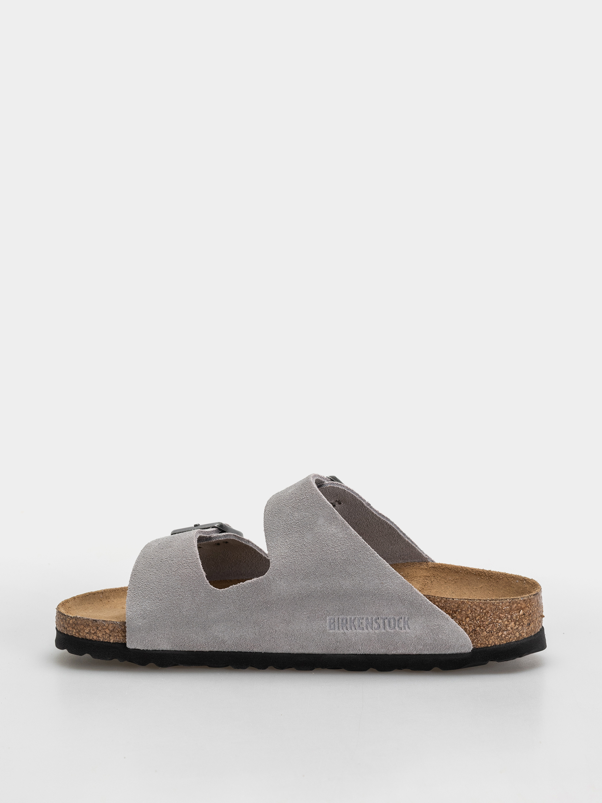 Šľapky Birkenstock Arizona Suede Leather Narrow (lavender sky)