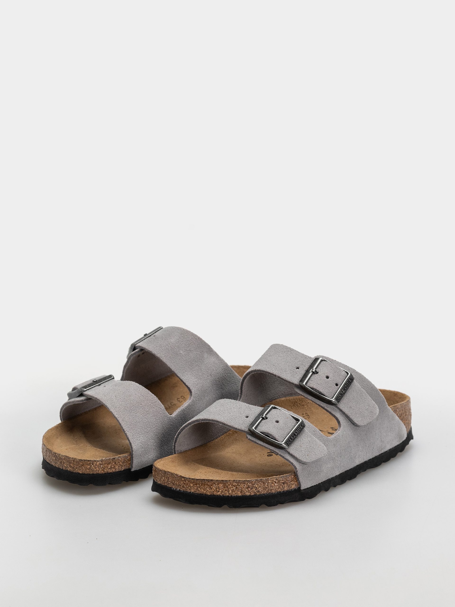 Šľapky Birkenstock Arizona Suede Leather Narrow (lavender sky)