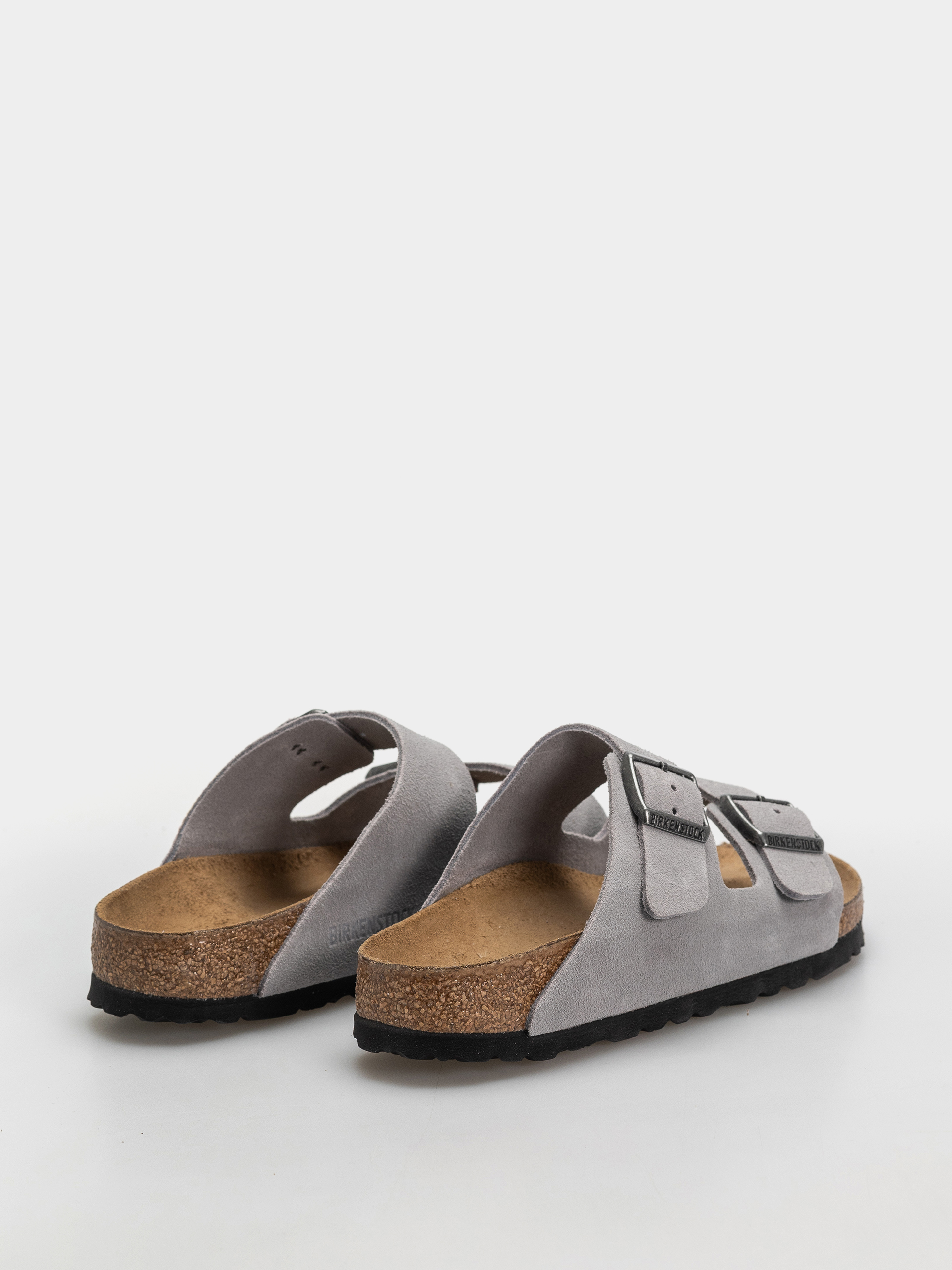 Šľapky Birkenstock Arizona Suede Leather Narrow (lavender sky)