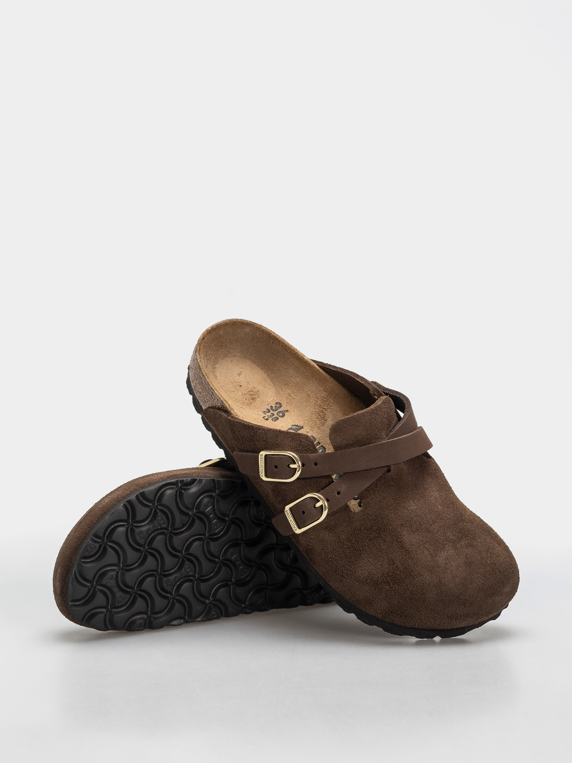 Šľapky Birkenstock Blair Suede Leather Narrow Wmn (carafe)