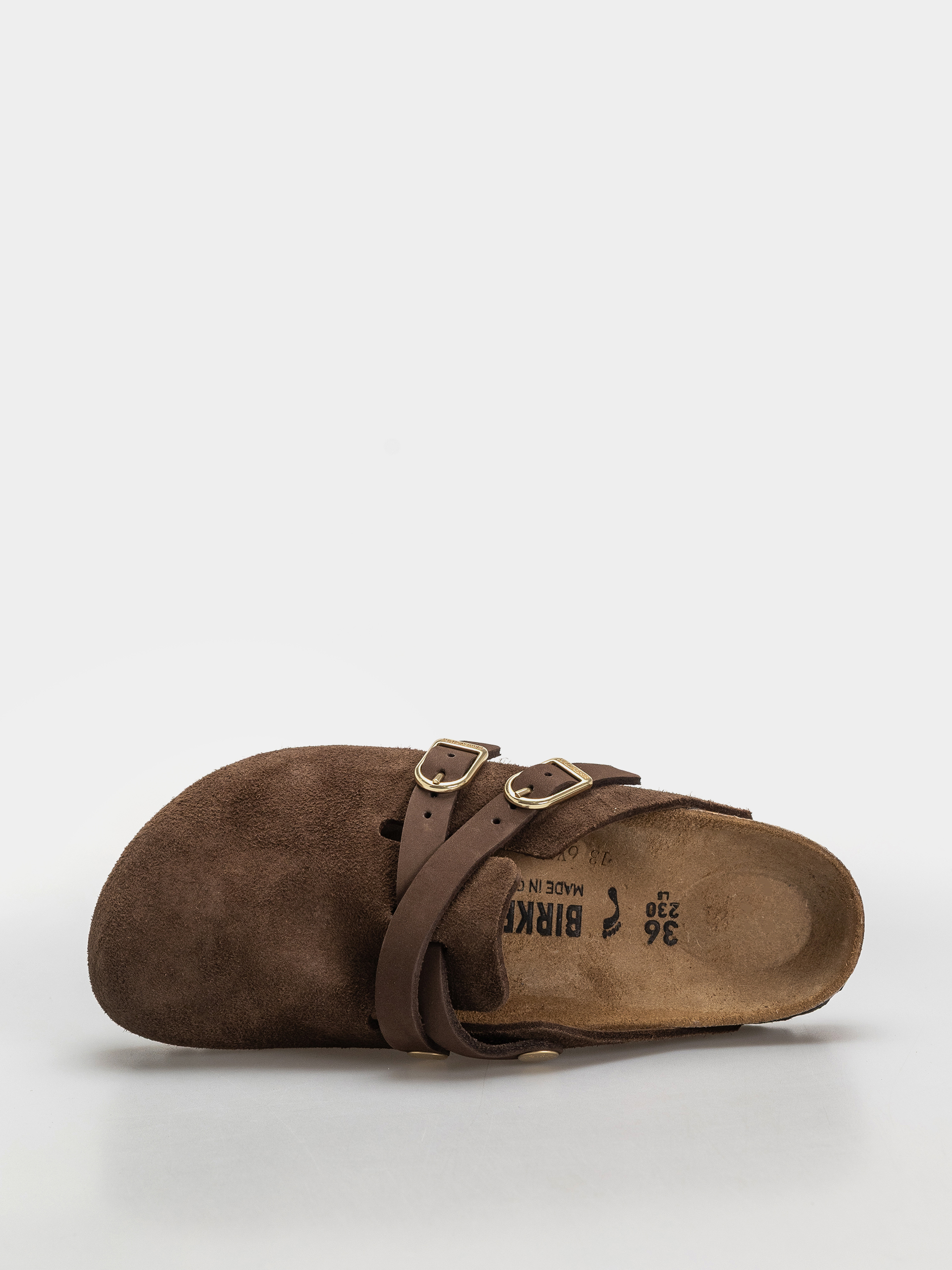 Šľapky Birkenstock Blair Suede Leather Narrow Wmn (carafe)