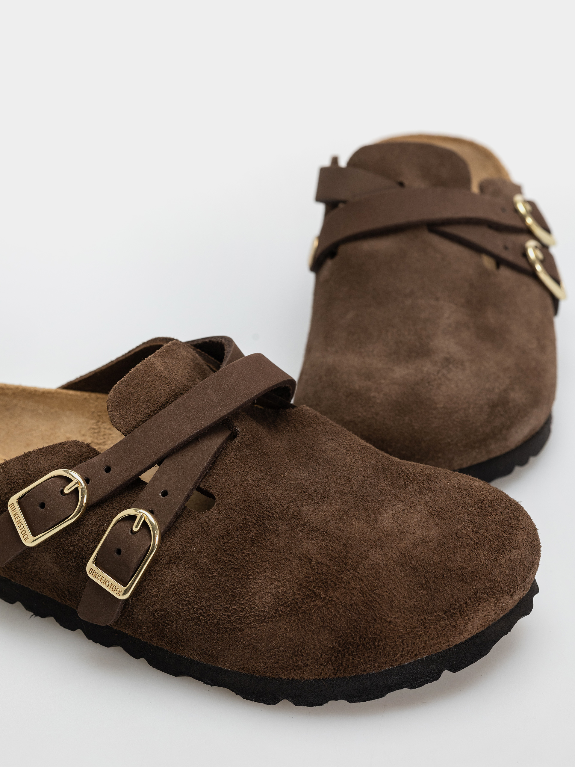 Šľapky Birkenstock Blair Suede Leather Narrow Wmn (carafe)