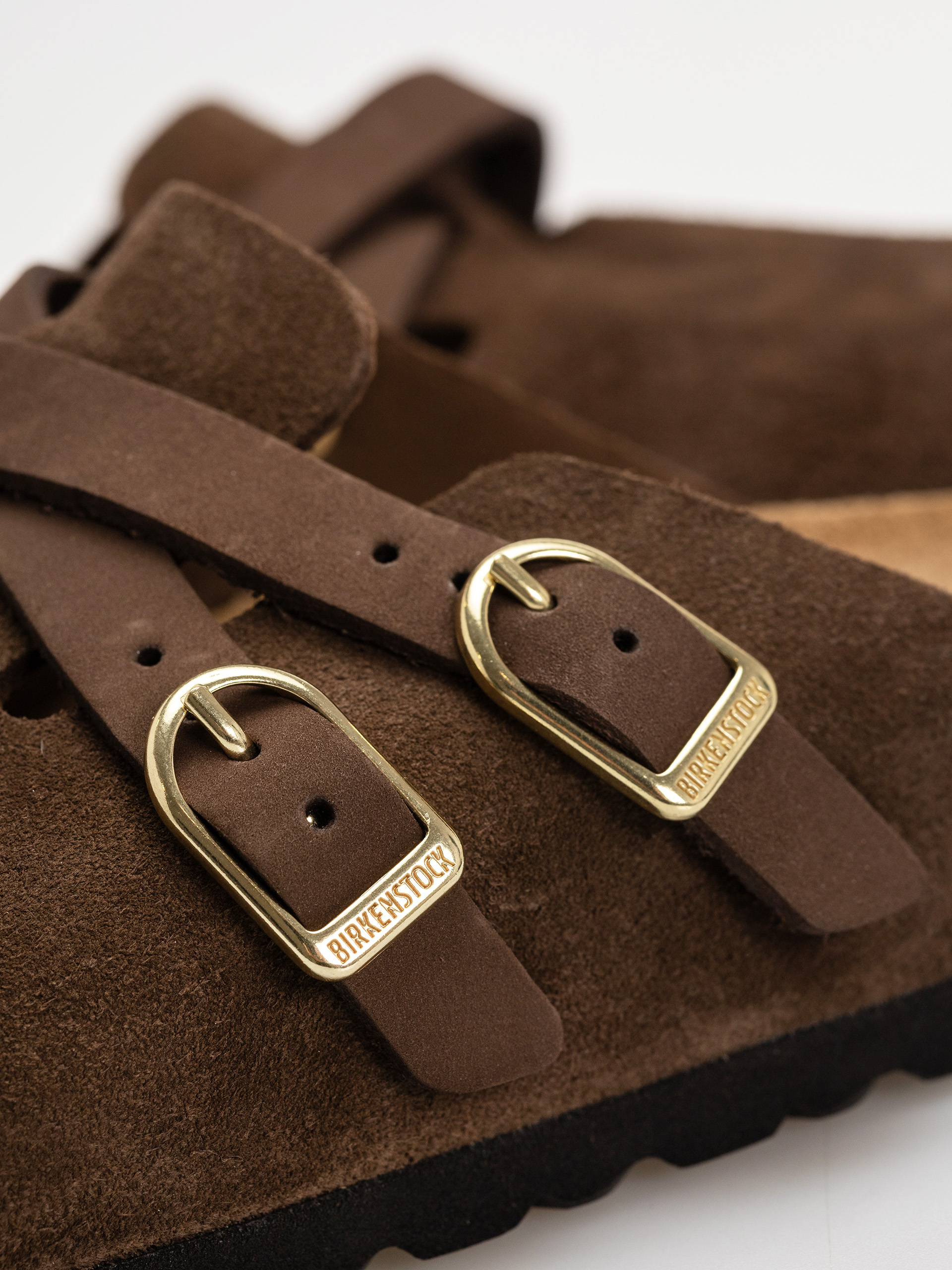 Šľapky Birkenstock Blair Suede Leather Narrow Wmn (carafe)