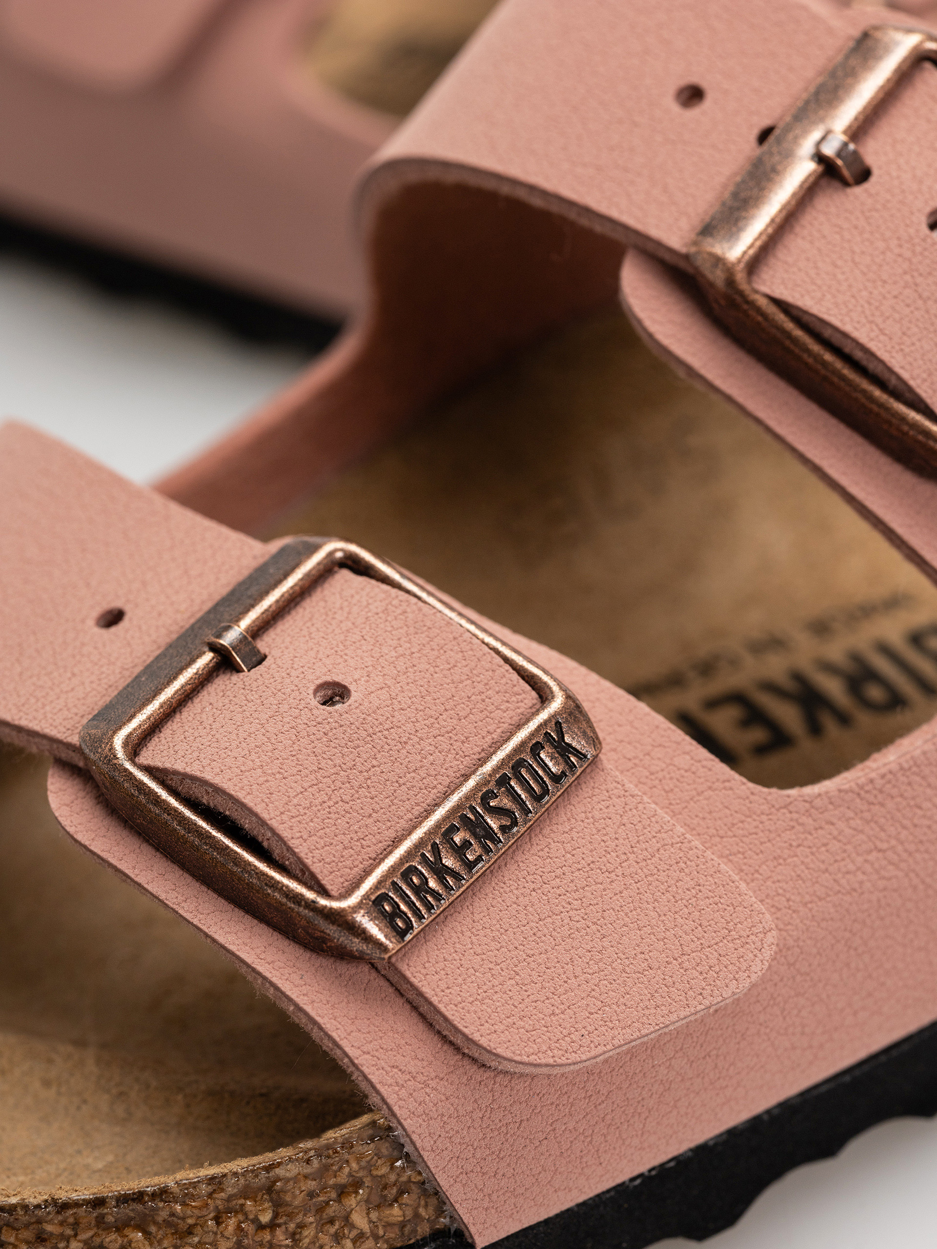 Šľapky Birkenstock Arizona Birkibuc Narrow (pink clay)