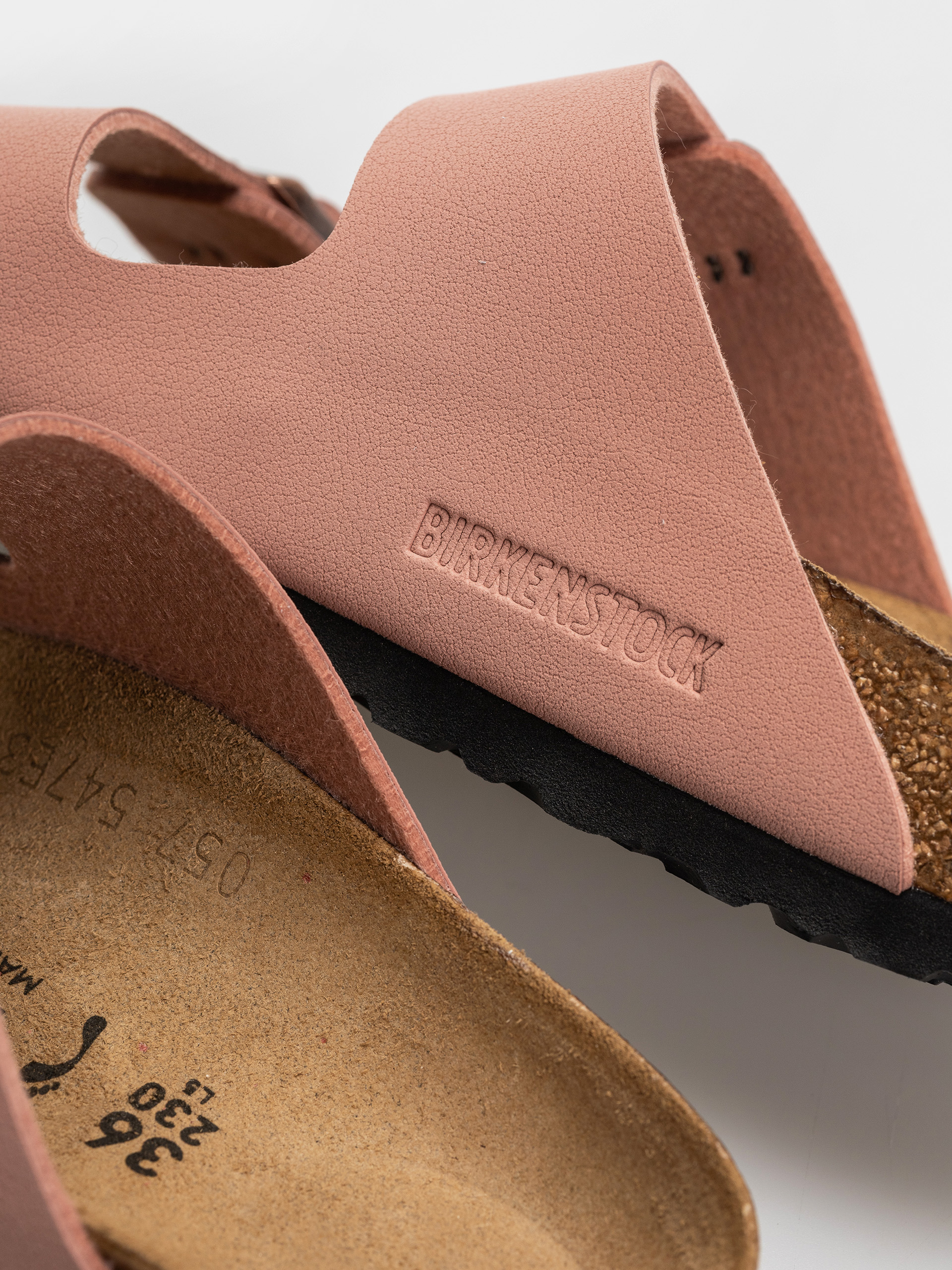 Šľapky Birkenstock Arizona Birkibuc Narrow (pink clay)