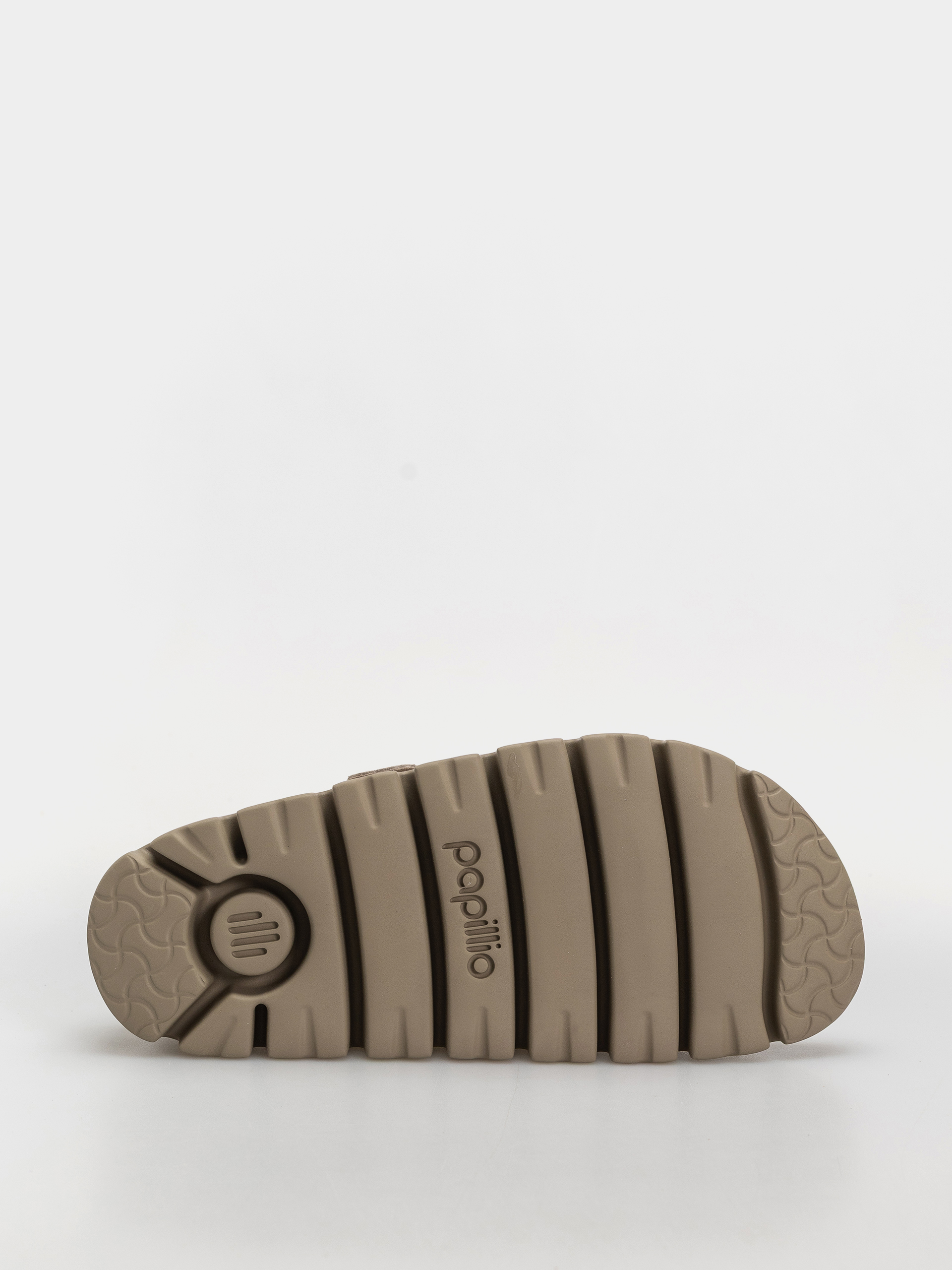 Šľapky Birkenstock Arizona Chunky Suede Leather Narrow Wmn (taupe tonal)