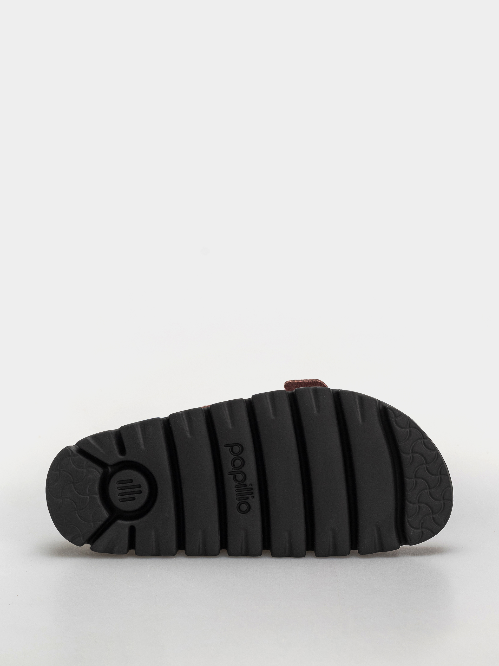 Šľapky Birkenstock Arizona Chunky Suede Leather Narrow Wmn (pepper)