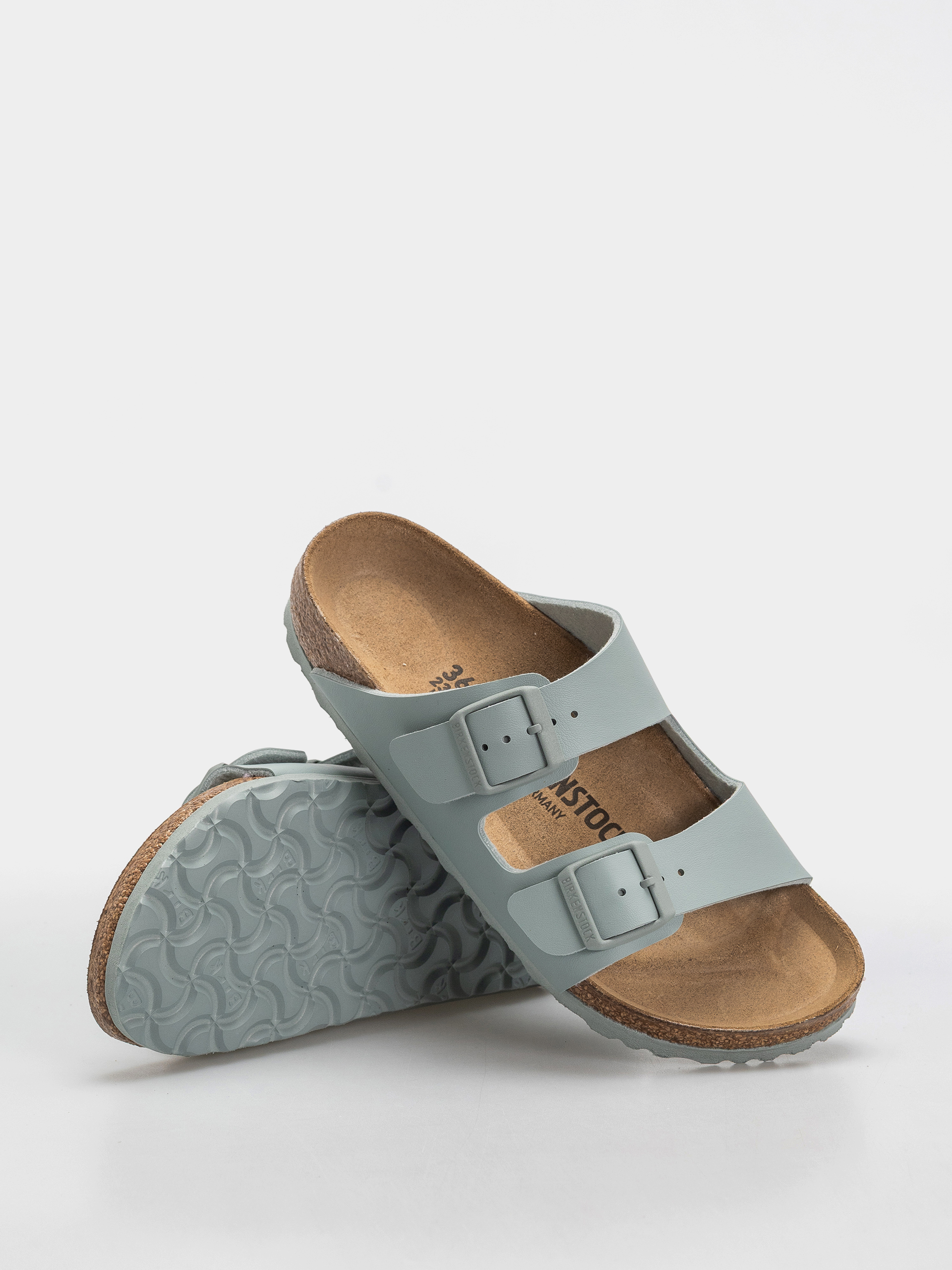 Šľapky Birkenstock Arizona Birko Flor Narrow (pure sage)