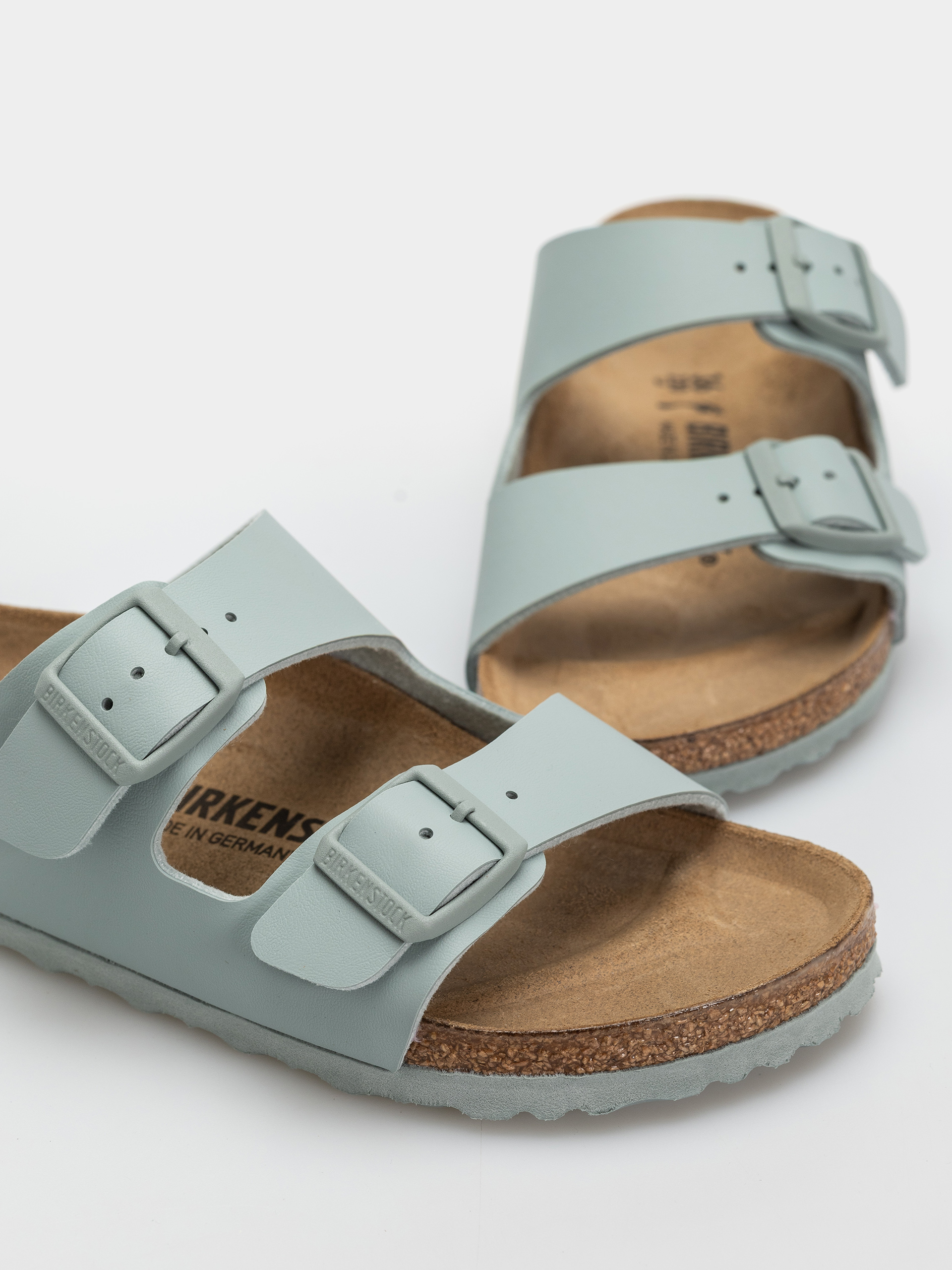 Šľapky Birkenstock Arizona Birko Flor Narrow (pure sage)