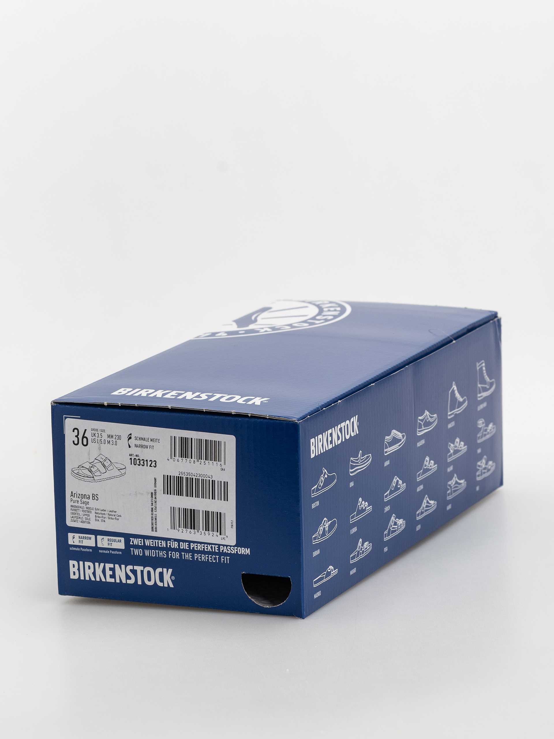 Šľapky Birkenstock Arizona Birko Flor Narrow (pure sage)