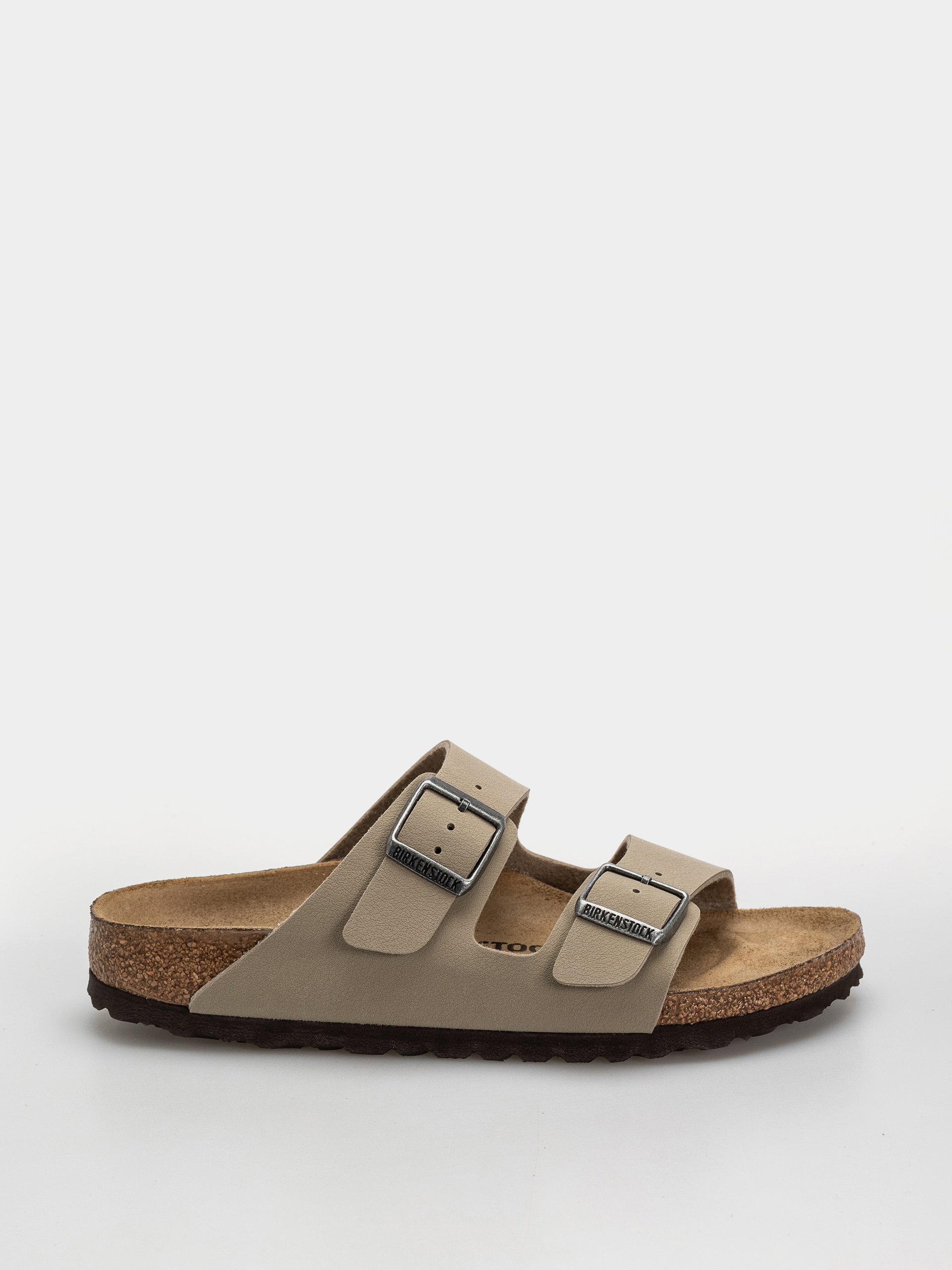 Šľapky Birkenstock Arizona Birko Flor Narrow (faded khaki/dark brown os)