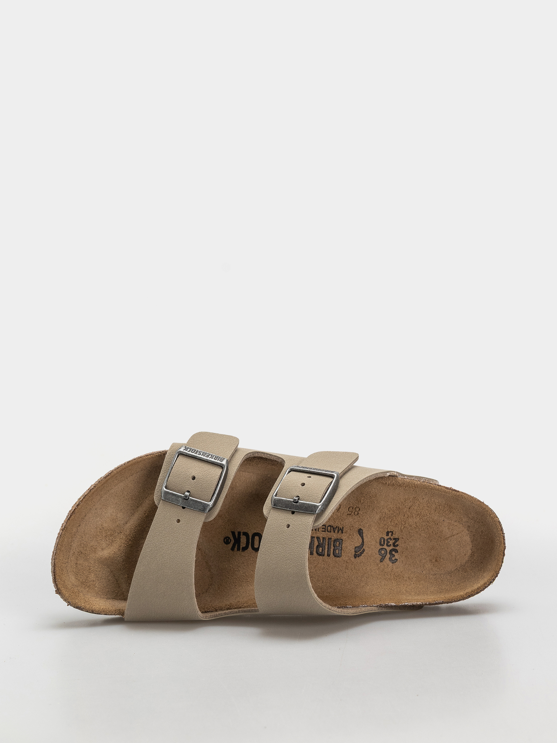 Šľapky Birkenstock Arizona Birko Flor Narrow (faded khaki/dark brown os)