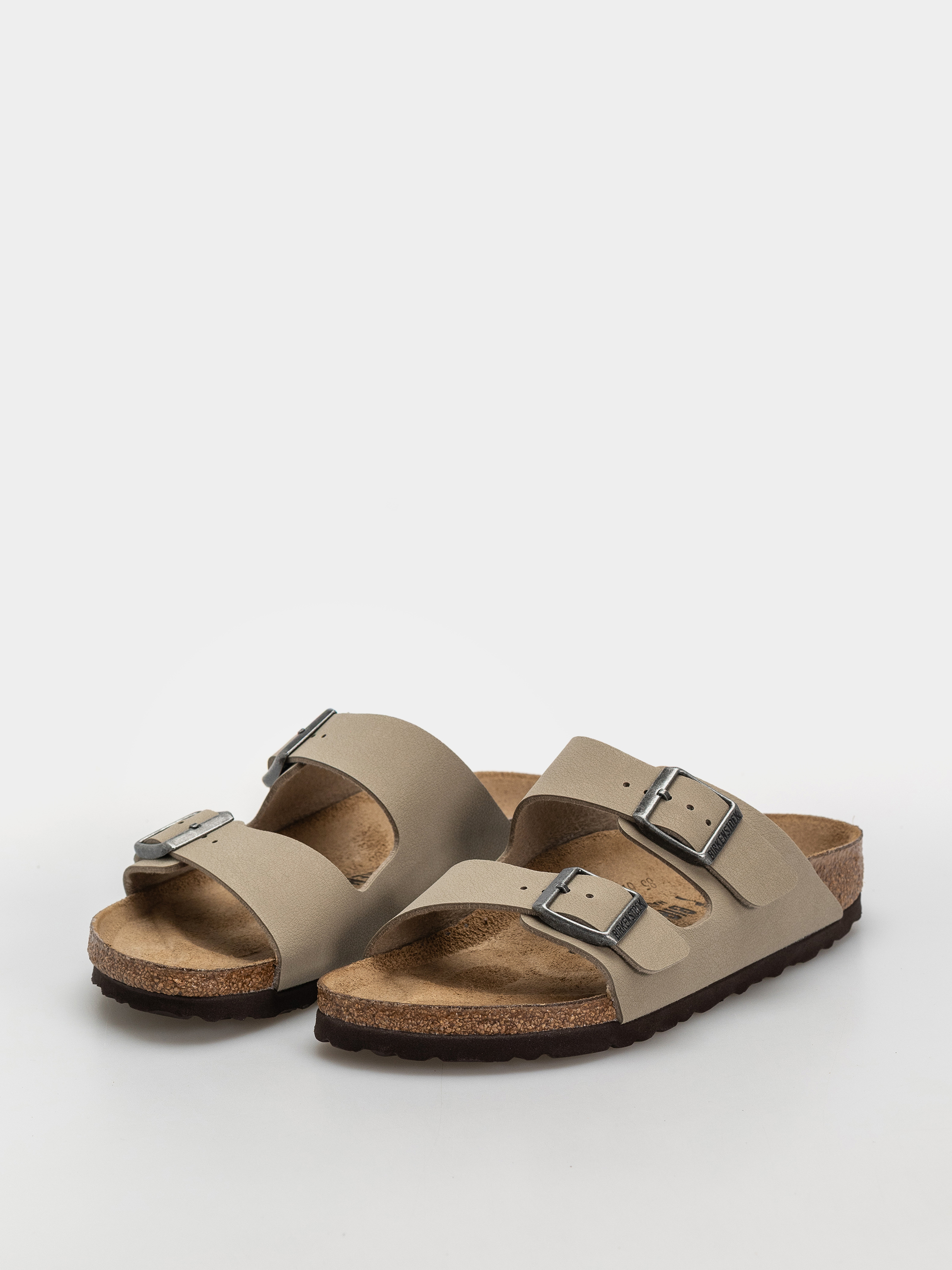 Šľapky Birkenstock Arizona Birko Flor Narrow (faded khaki/dark brown os)