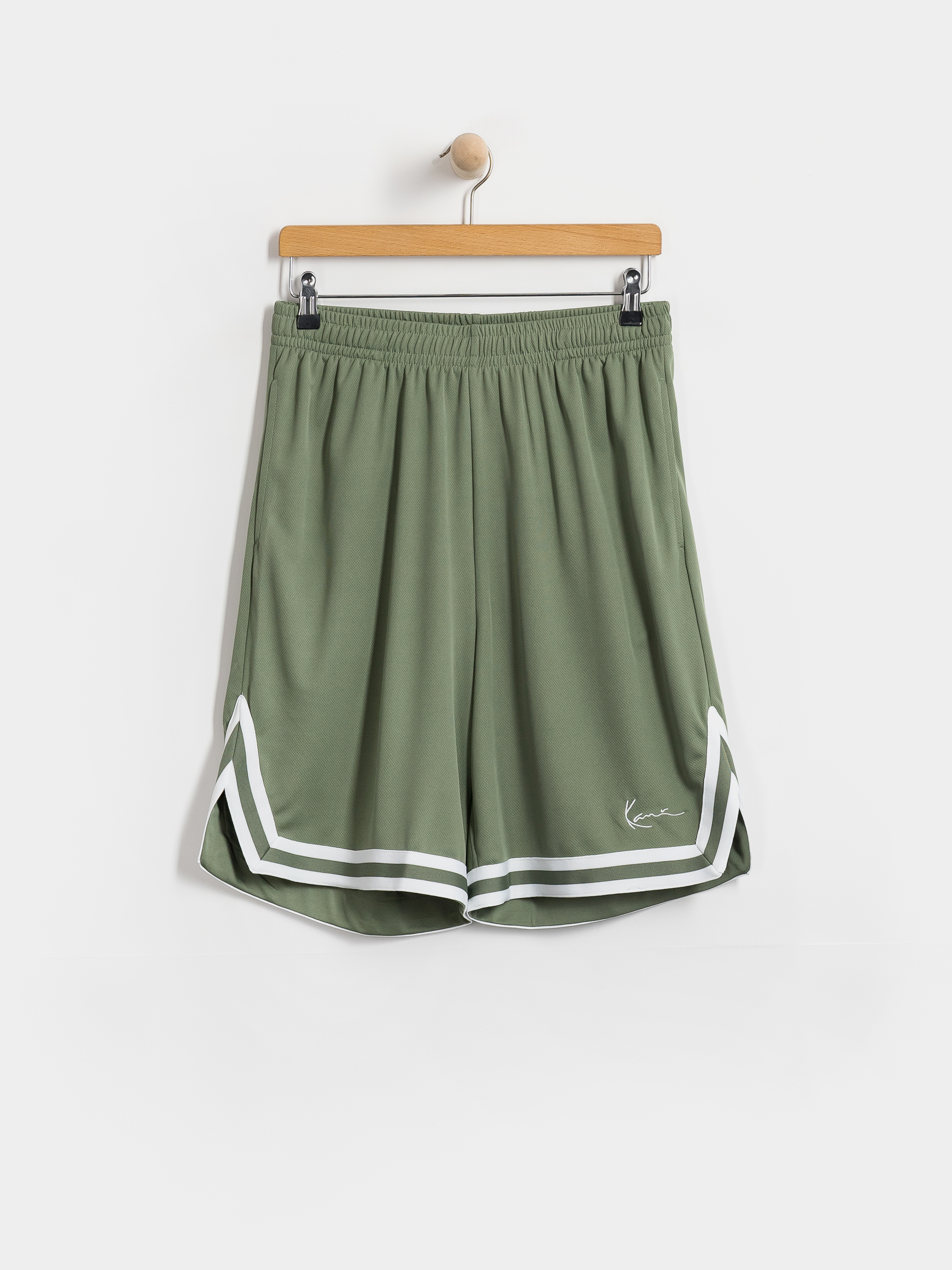 Kraťasy Karl Kani Small Signature Essential Mesh (green)