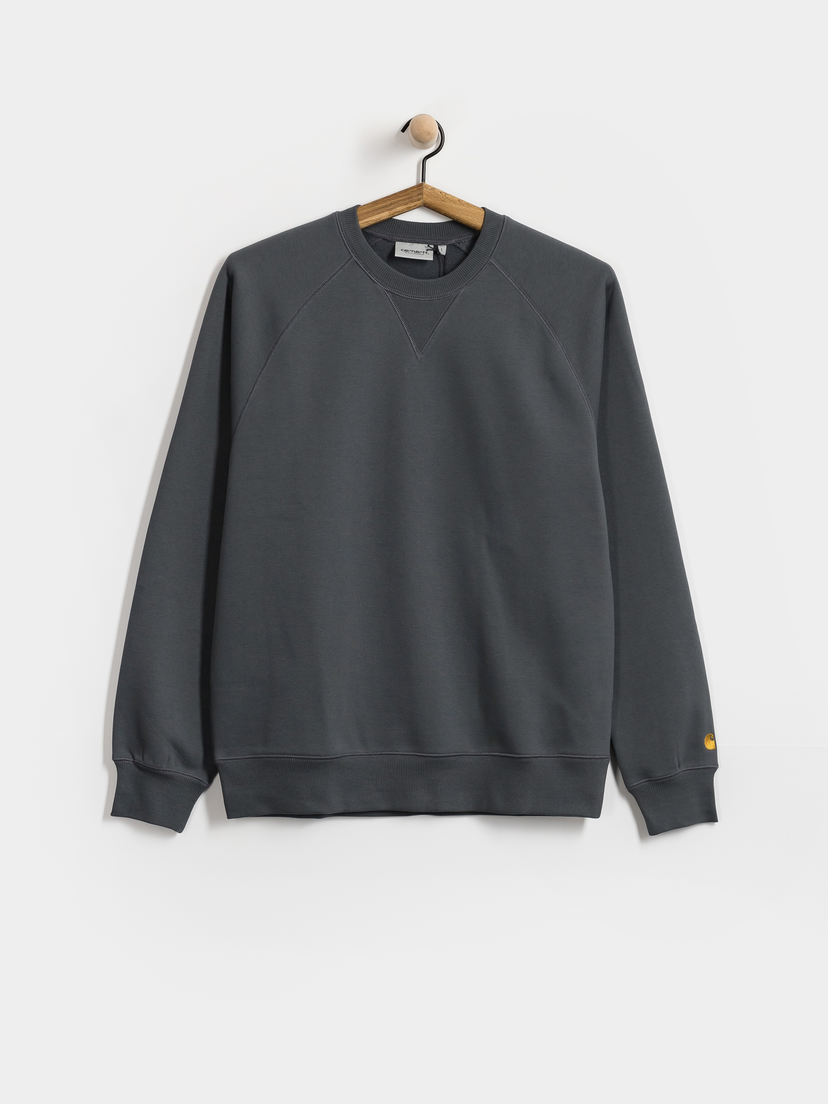 Mikina Carhartt WIP Chase (styx/gold)