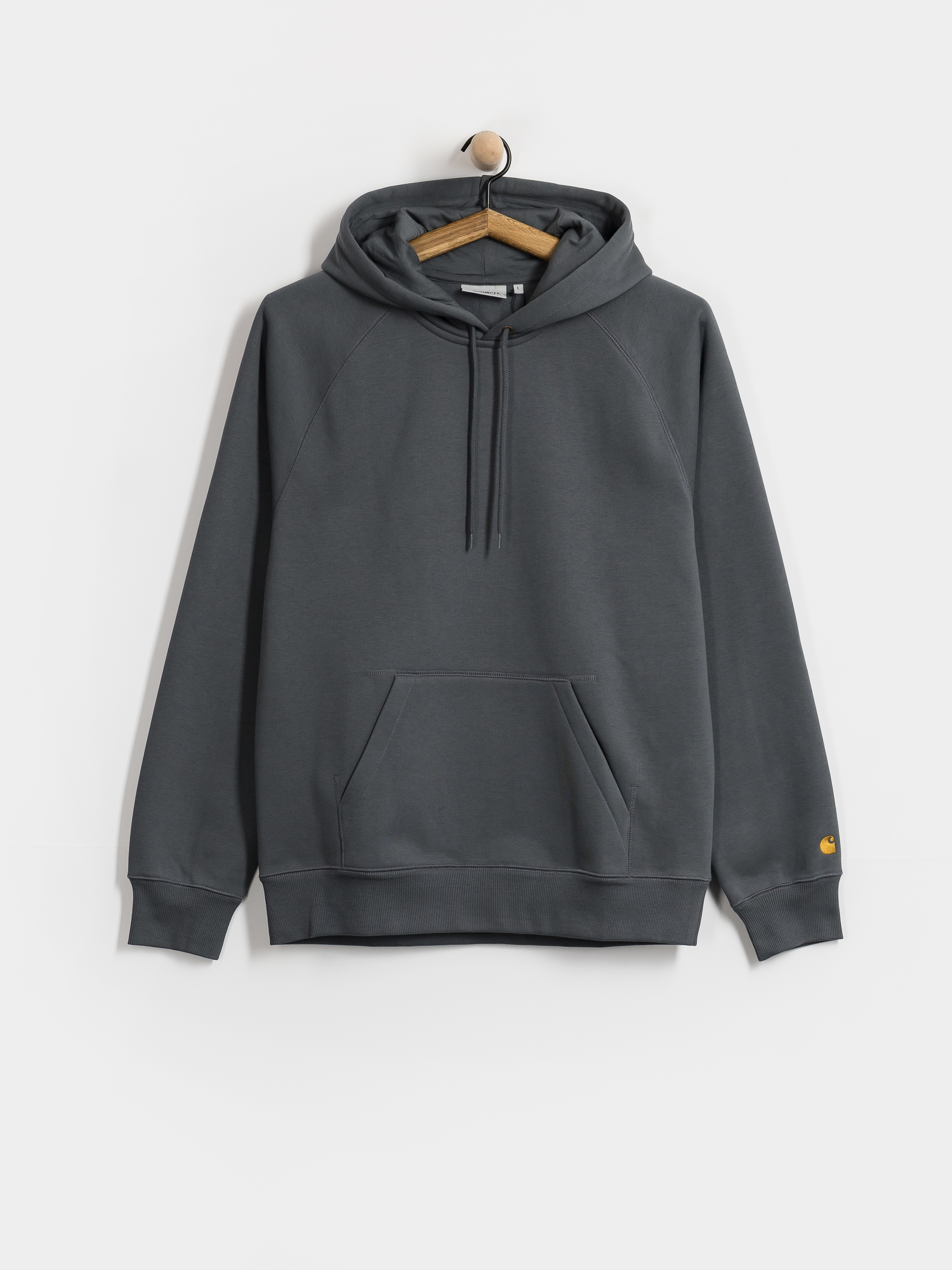 Mikina s kapucňou Carhartt WIP Chase HD (styx/gold)