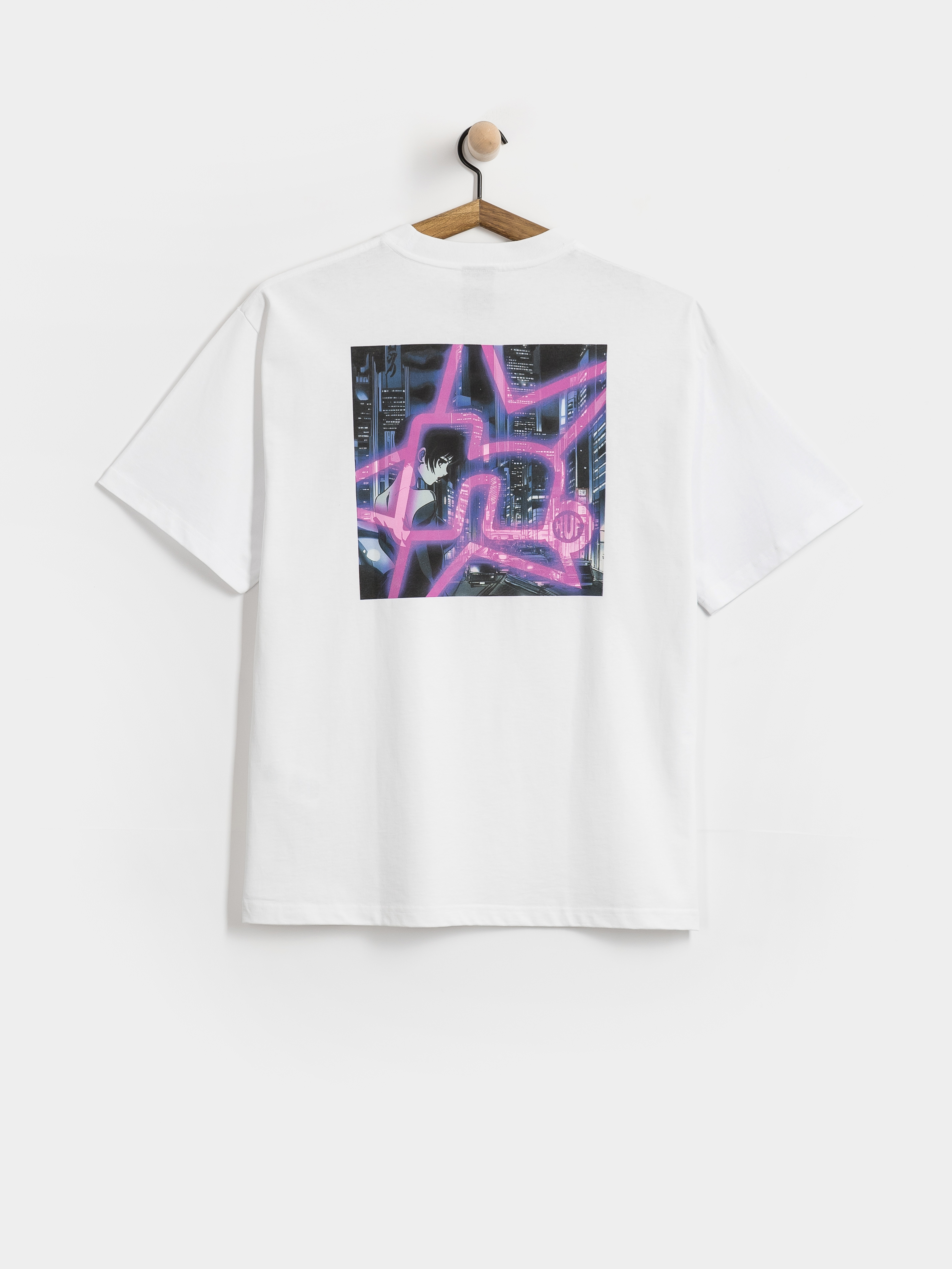 Tričko HUF Cyberpunk (white)