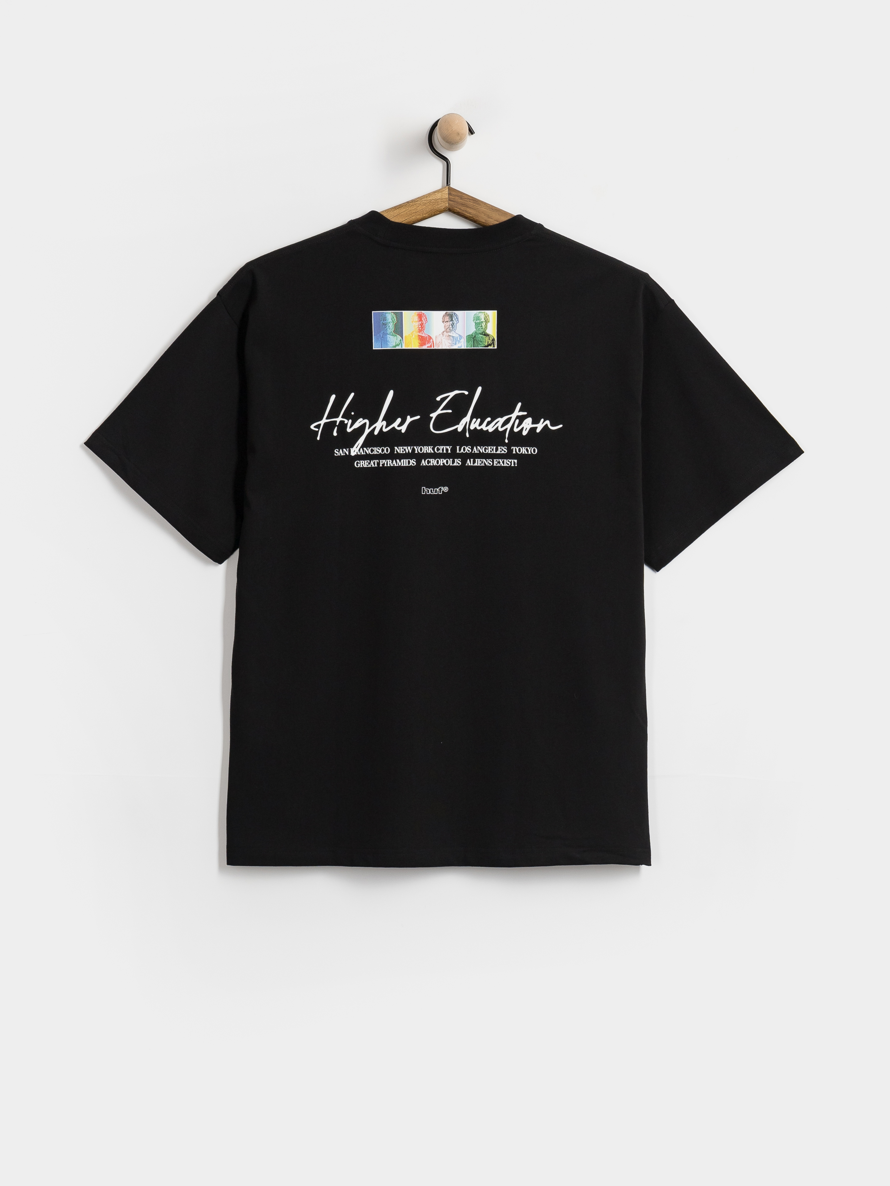 Tričko HUF Higher Education (black)
