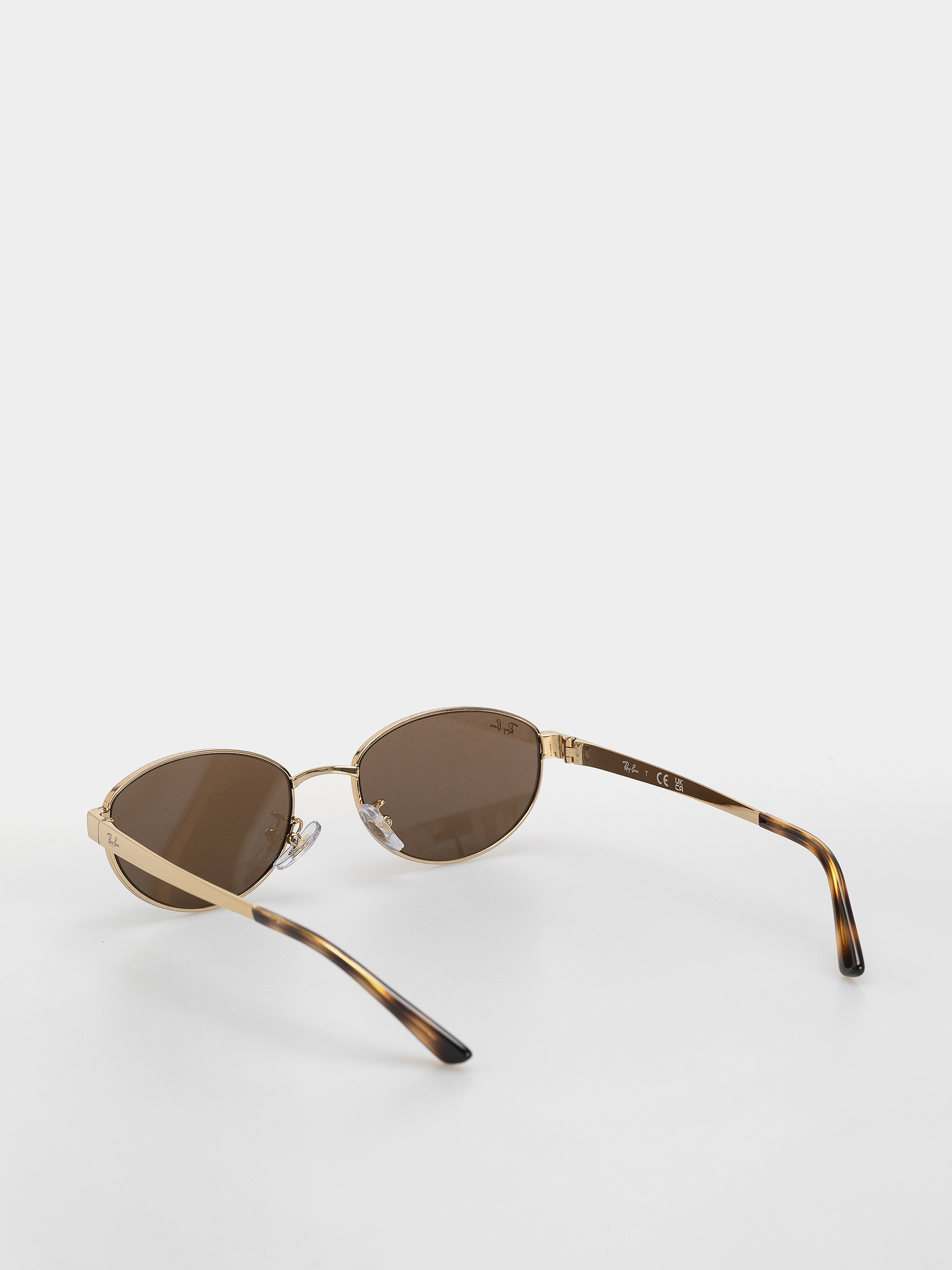 Slnečné okuliare Ray-Ban Rb3774D (polerowany złoto arista/ciemnobrązowy)