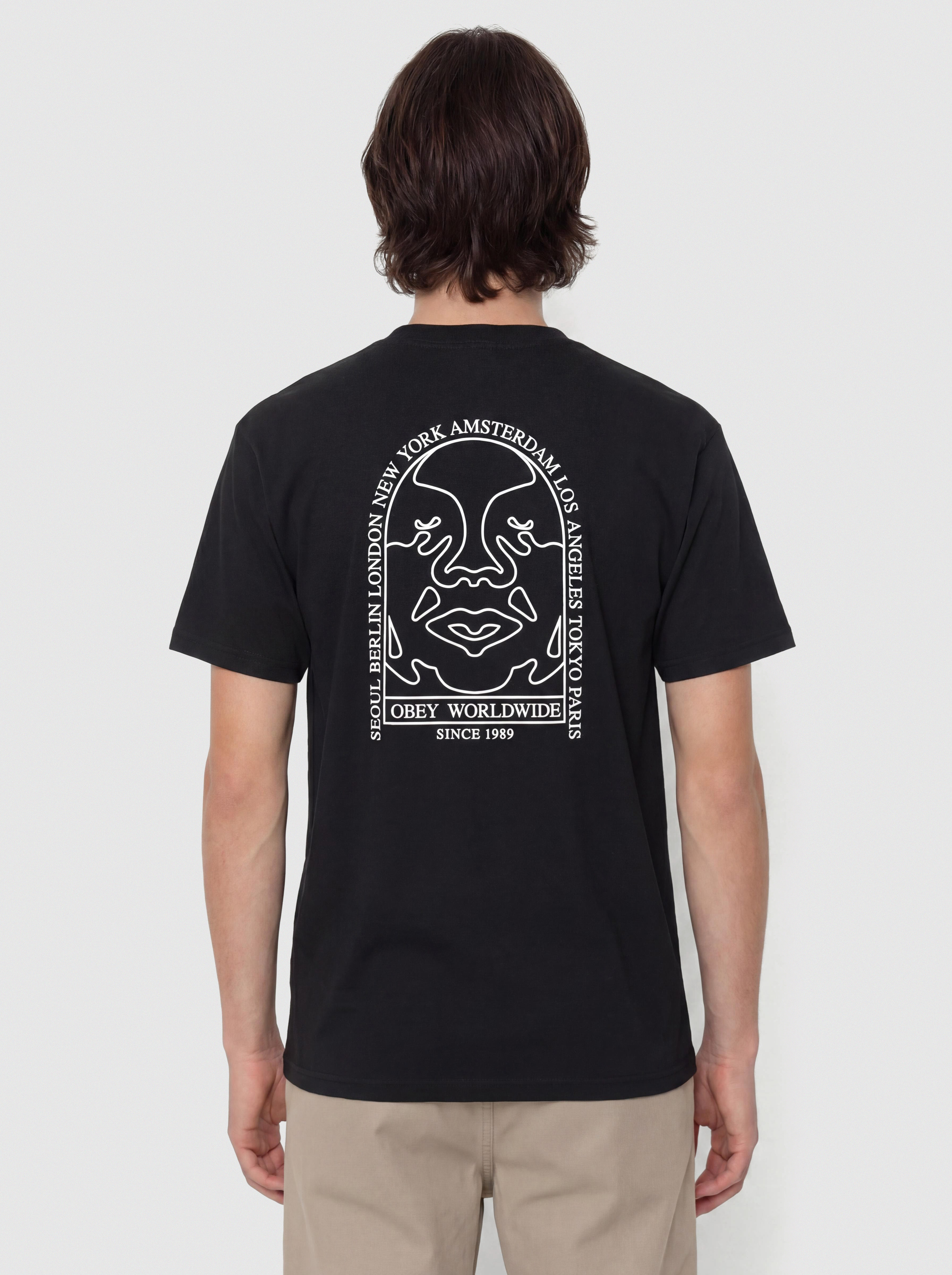 Tričko OBEY Icon Arch (black)