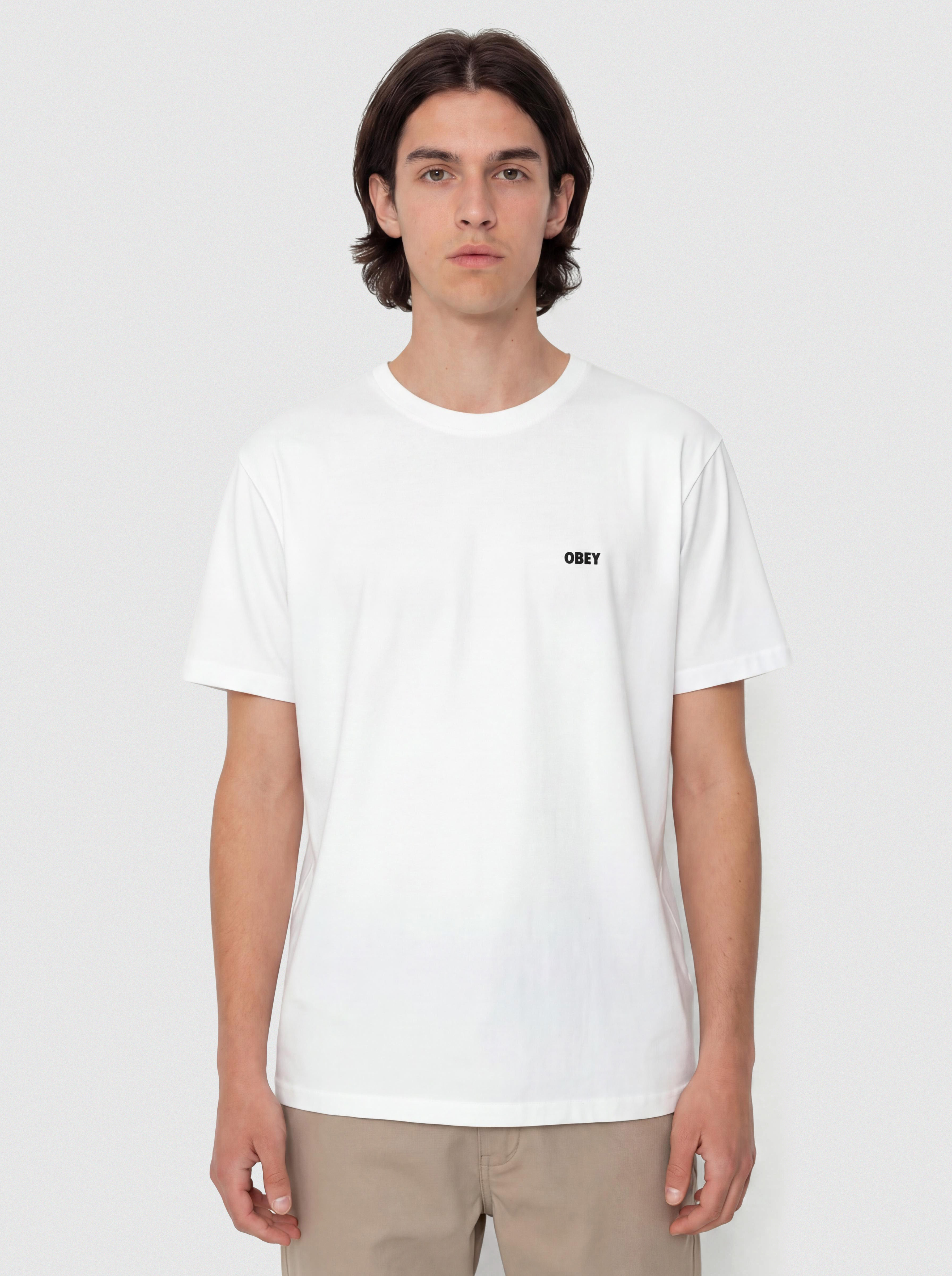 Tričko OBEY Always Watching (white)