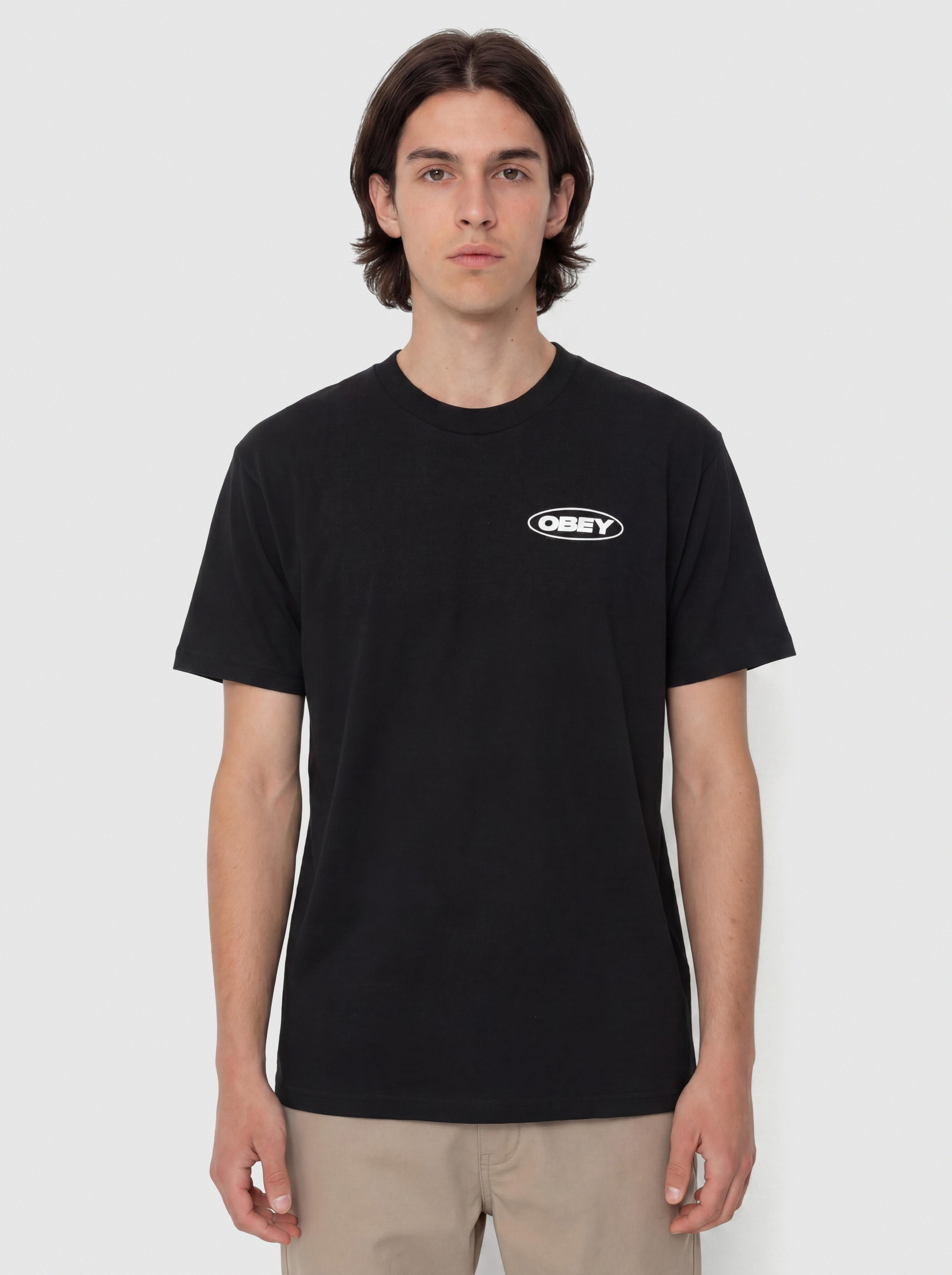 Tričko OBEY Global Impact (black)