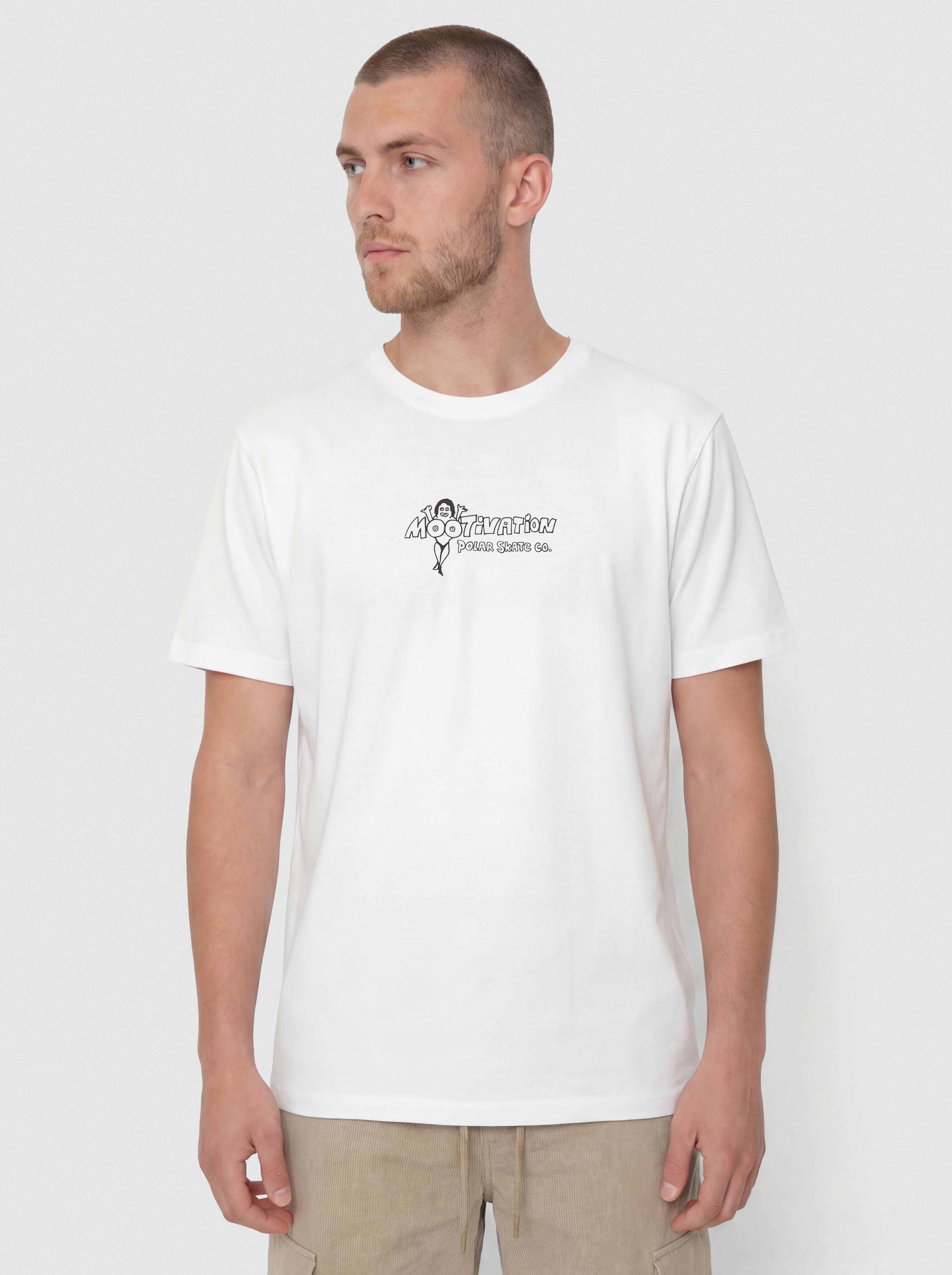 Tričko Polar Skate Band Mootivation (white)