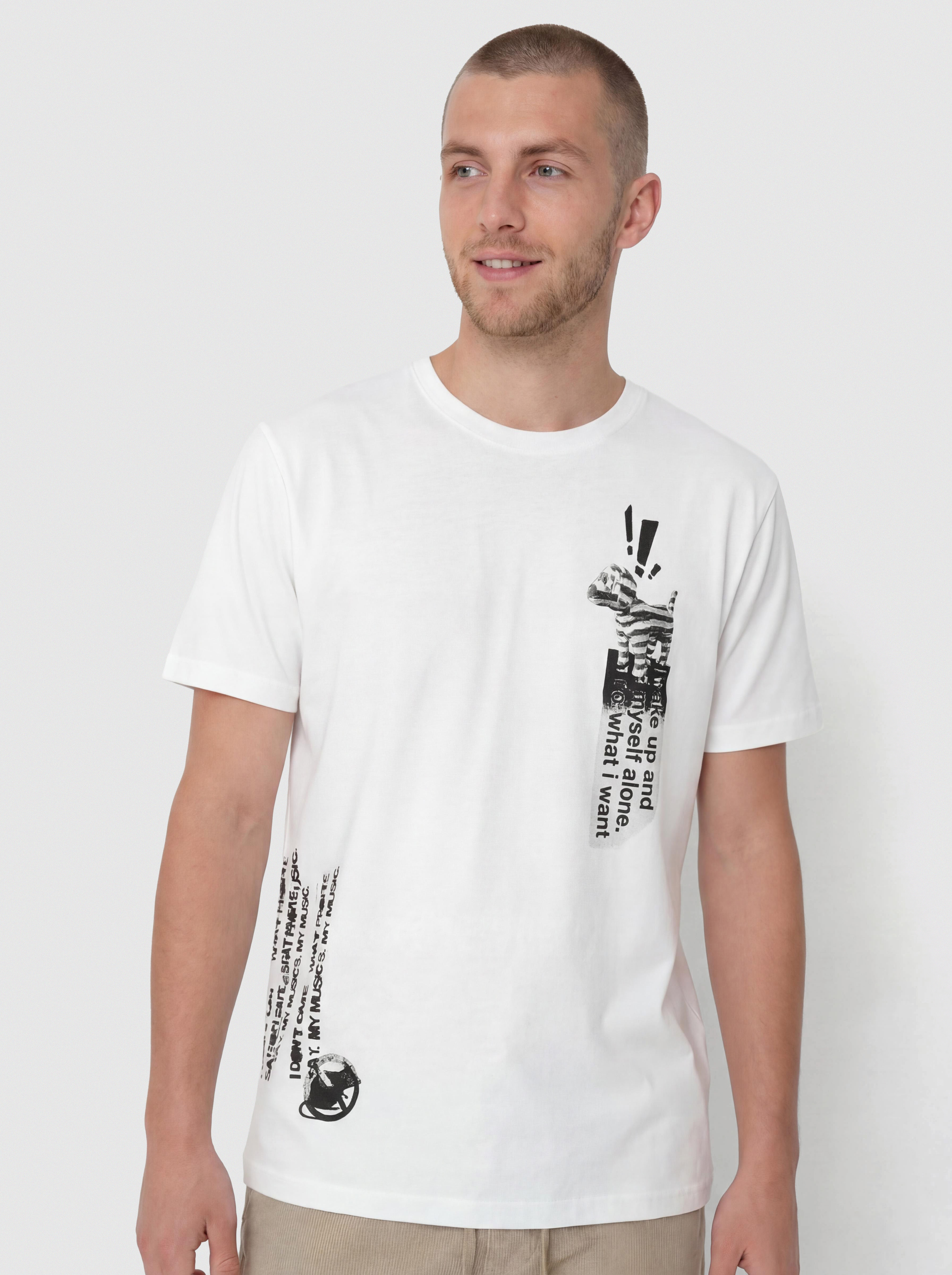 Tričko Polar Skate My Music (white)
