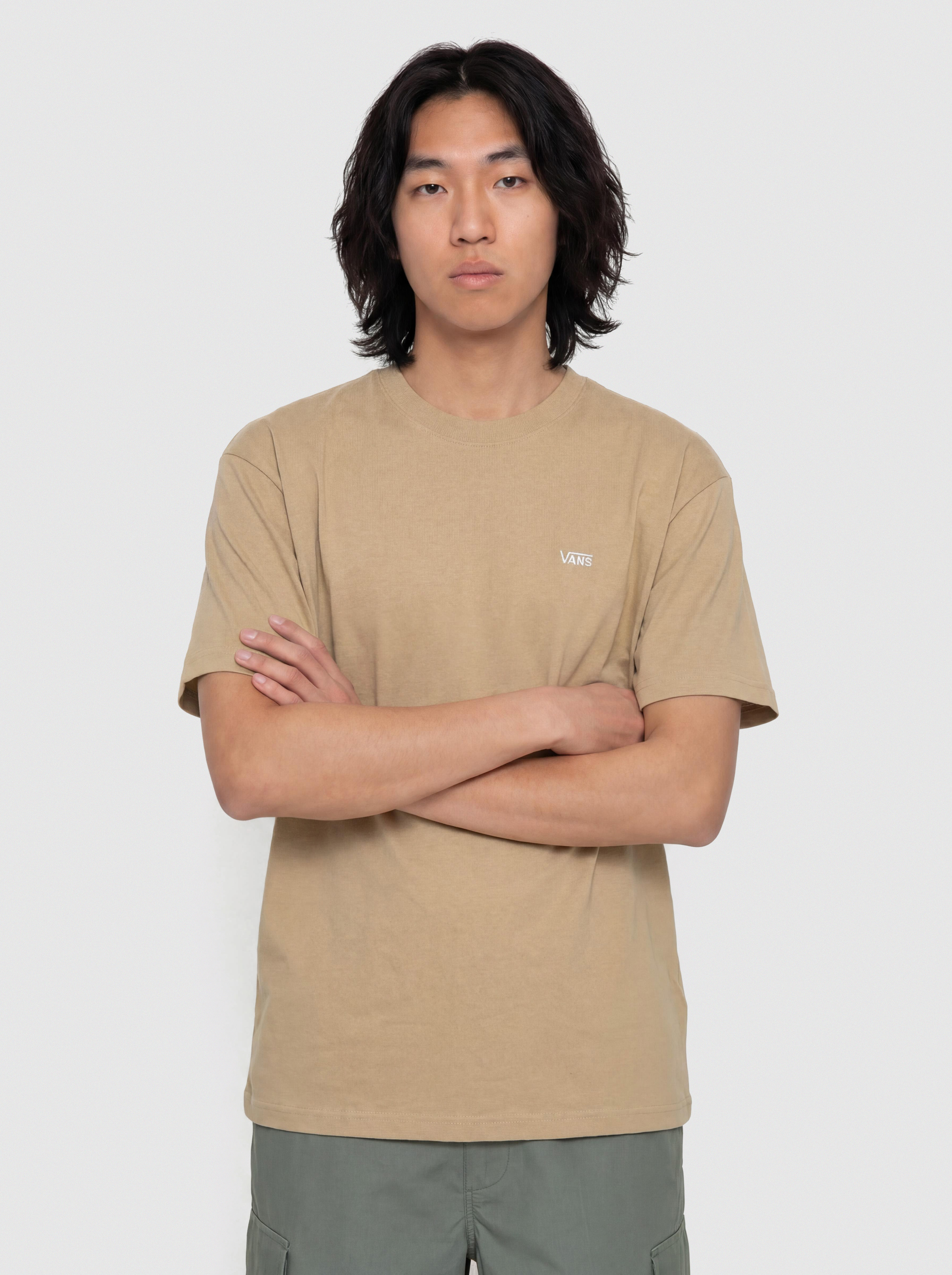 Tričko Vans Left Chest II Loose (incense)